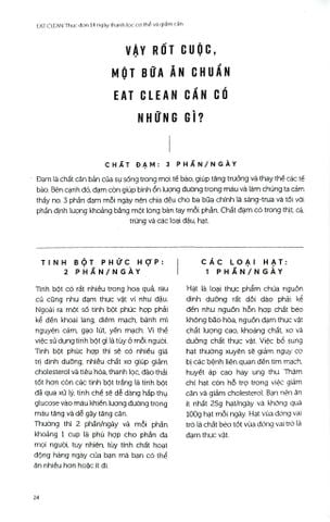  Eat Clean - Thực Đơn 14 Ngày Thanh Lọc Cơ Thể Và Giảm Cân - Health coach Quỳnh Nga, Deto Concept 