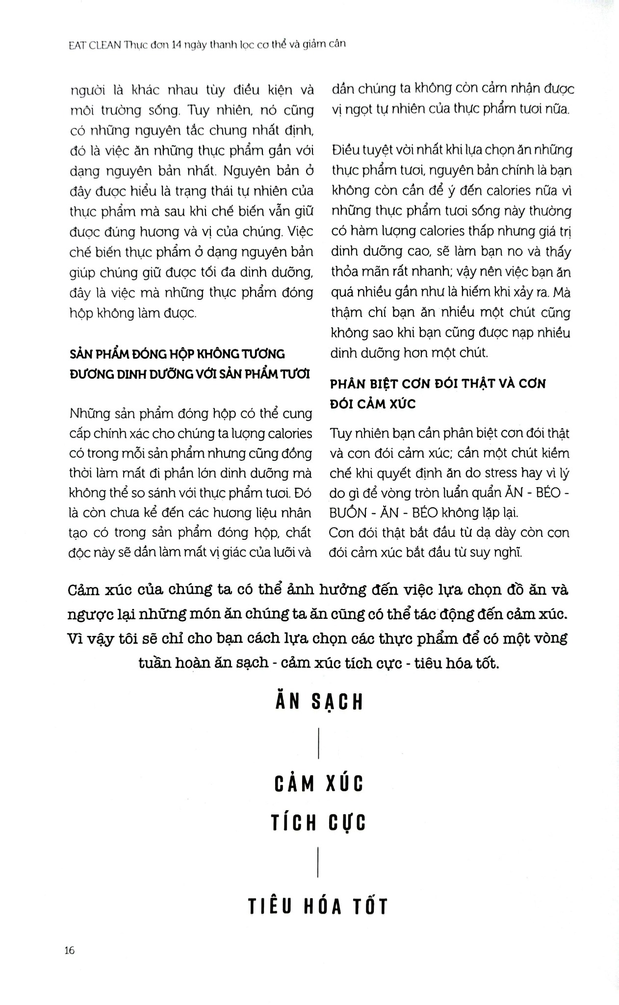 Eat Clean - Thực Đơn 14 Ngày Thanh Lọc Cơ Thể Và Giảm Cân - Health coach Quỳnh Nga, Deto Concept