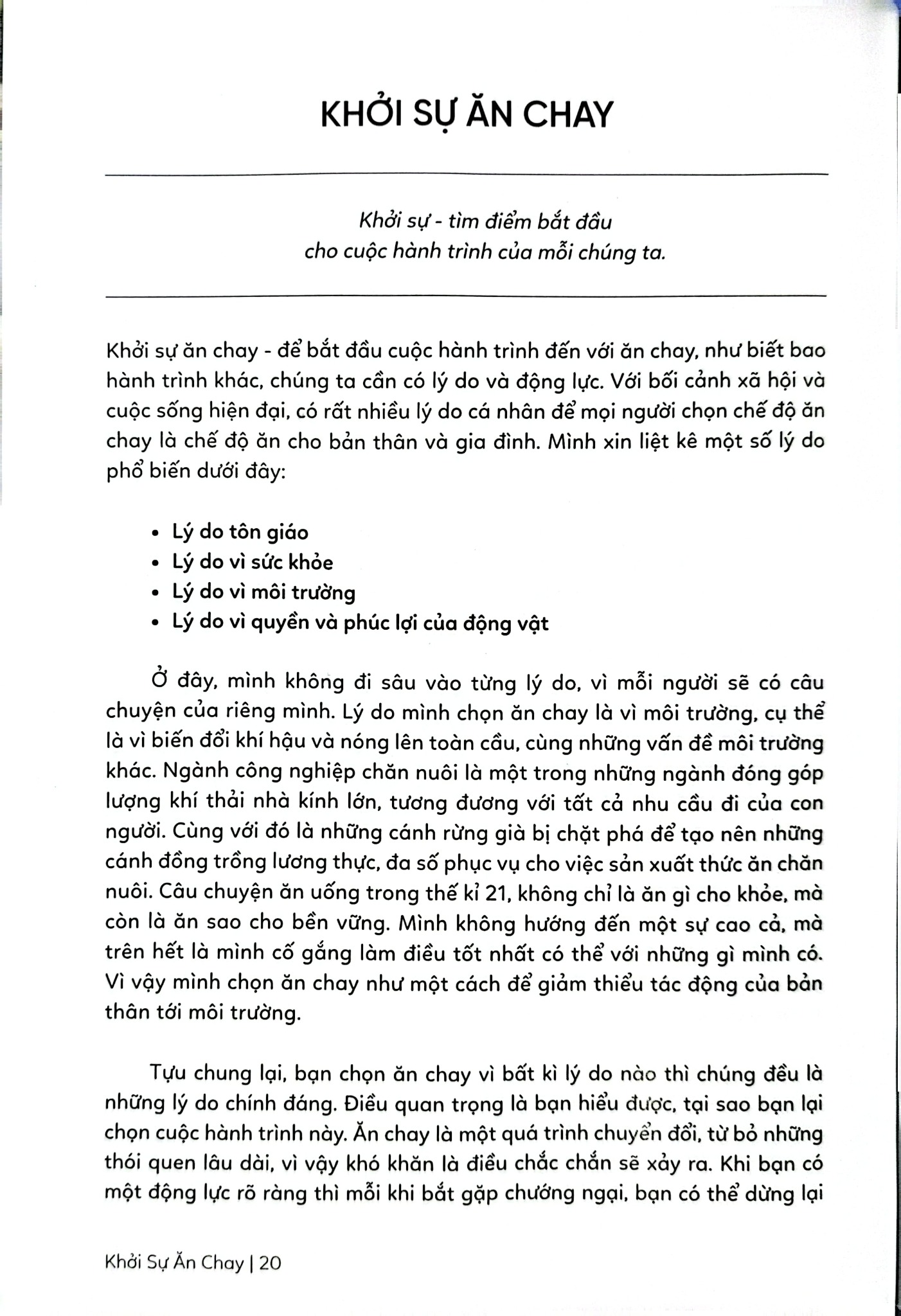 Khởi Sự Ăn Chay - Dinh Dưỡng Dành Cho Người Ăn Chay Và 14 Ngày Để Bạn Bắt Đầu - Đức Nguyễn