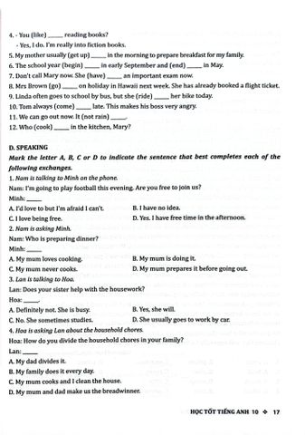  Học Tốt Tiếng Anh 10 - Theo Chương Trình Global Success - Trang Anh, Minh Trang 