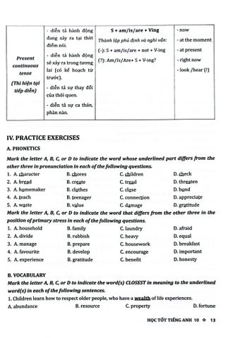  Học Tốt Tiếng Anh 10 - Theo Chương Trình Global Success - Trang Anh, Minh Trang 