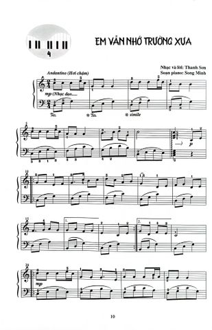  Những Nhạc Khúc Hay Và Dễ Soạn Cho Đàn Piano - Song Minh 