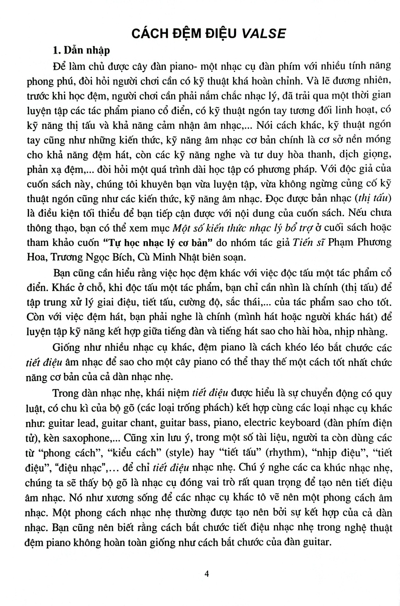 Học Đệm Piano Cơ Bản - Phần 1 - Tiết Điệu Valse-March - Song Minh