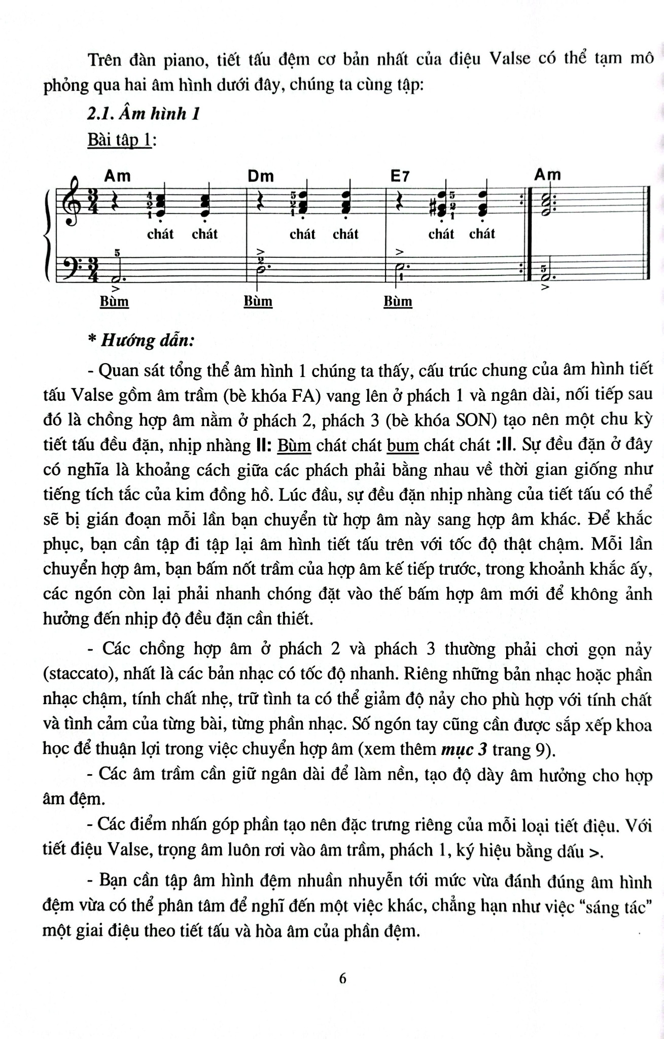 Học Đệm Piano Cơ Bản - Phần 1 - Tiết Điệu Valse-March - Song Minh