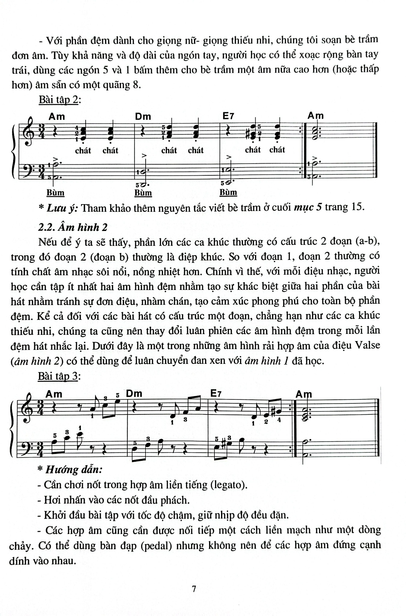 Combo 3 Quyển Học Đệm Piano Cơ Bản (Tập 1 + 2 + 3) - Song Minh