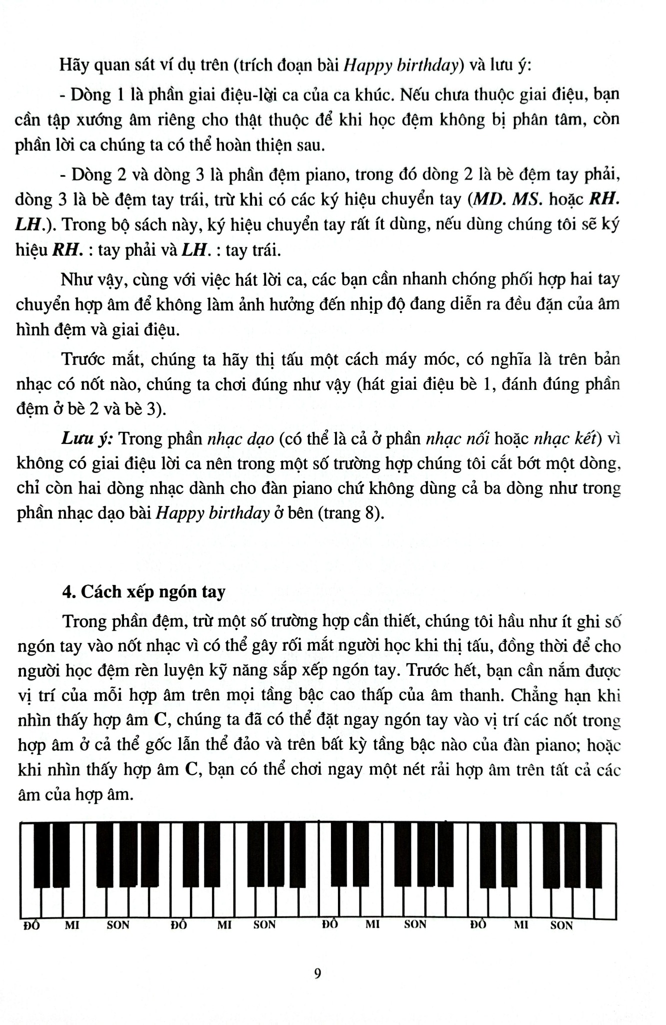 Combo 3 Quyển Học Đệm Piano Cơ Bản (Tập 1 + 2 + 3) - Song Minh