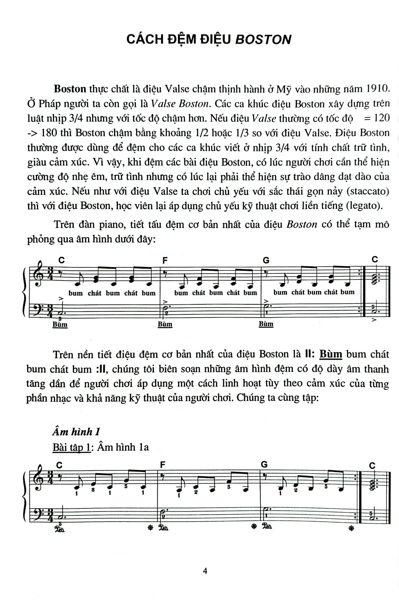 Học Đệm Piano Cơ Bản - Phần 2 - Tiết Điệu Boston-Slow Fox - Song Minh