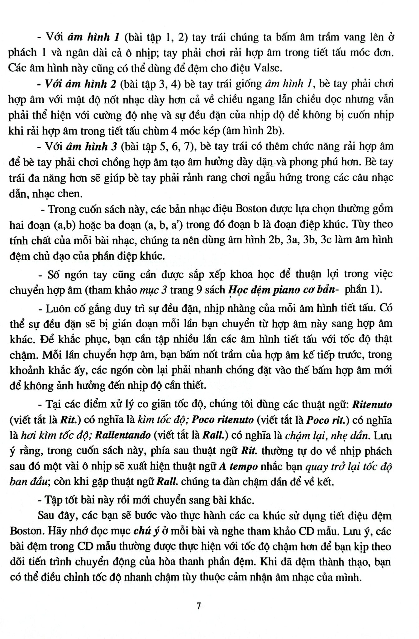 Học Đệm Piano Cơ Bản - Phần 2 - Tiết Điệu Boston-Slow Fox - Song Minh