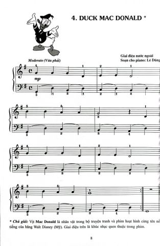  Combo 4 Quyển Piano Cho Thiếu Nhi Tuyển Tập 220 Tiểu Phẩm Nổi Tiếng (Phần 1 + 2 + 3 + 4) - Lê Dũng 