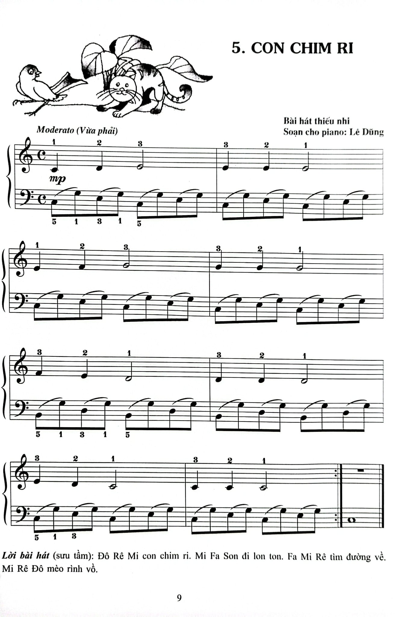 Piano Cho Thiếu Nhi - Tuyển Tập 220 Tiểu Phẩm Nổi Tiếng - Phần 1 - Lê Dũng