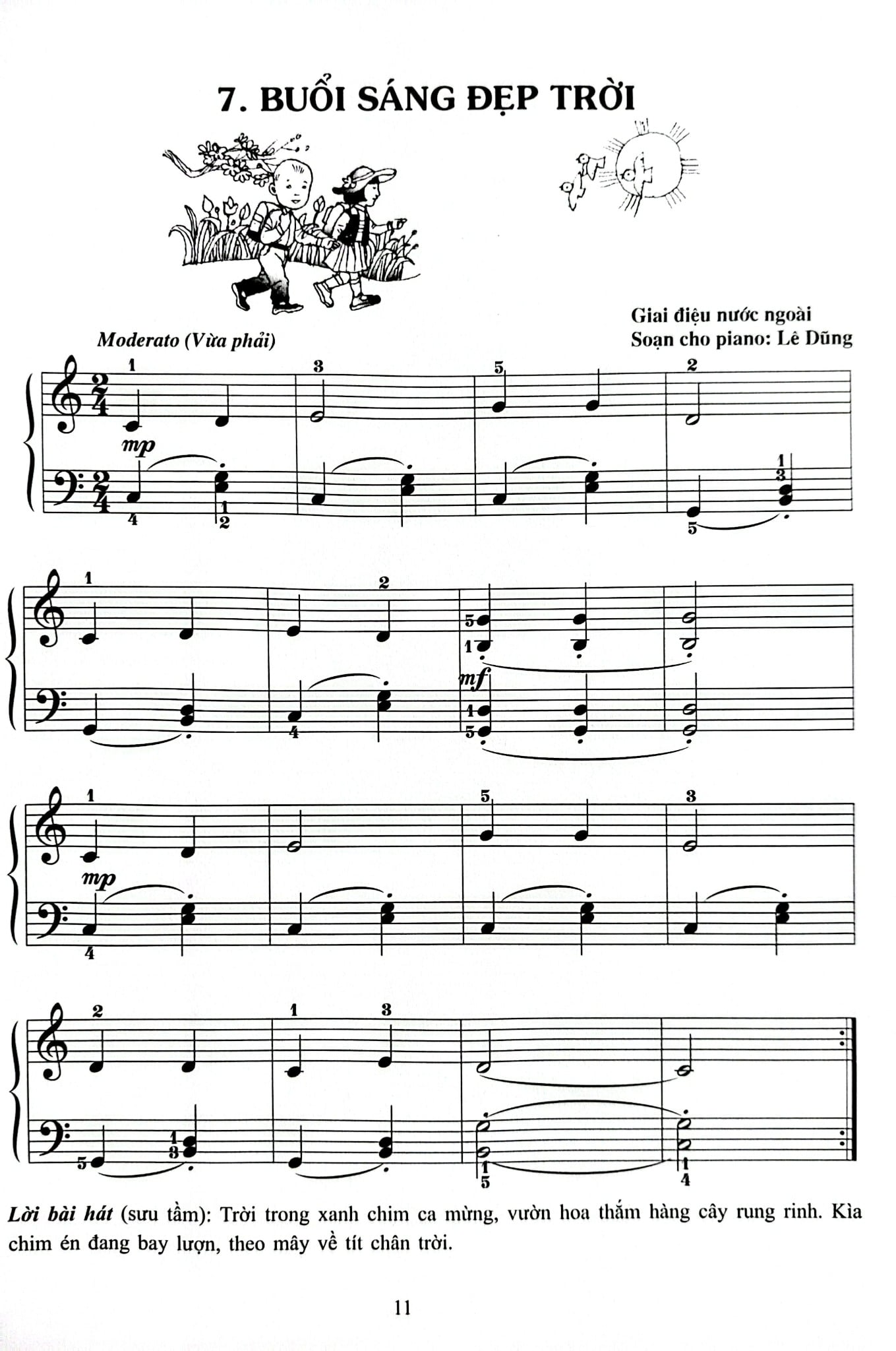 Piano Cho Thiếu Nhi - Tuyển Tập 220 Tiểu Phẩm Nổi Tiếng - Phần 1 - Lê Dũng