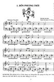  Combo 4 Quyển Piano Cho Thiếu Nhi Tuyển Tập 220 Tiểu Phẩm Nổi Tiếng (Phần 1 + 2 + 3 + 4) - Lê Dũng 