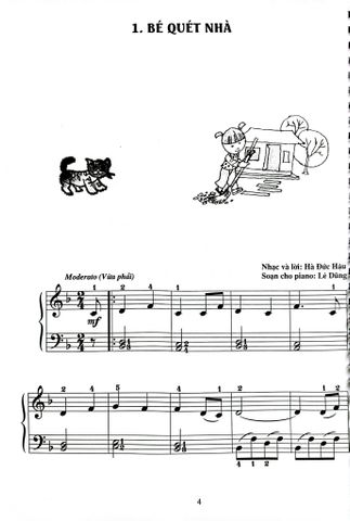  Combo 4 Quyển Piano Cho Thiếu Nhi Tuyển Tập 220 Tiểu Phẩm Nổi Tiếng (Phần 1 + 2 + 3 + 4) - Lê Dũng 