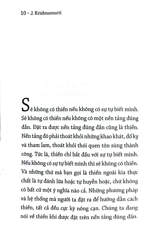  Thiền Là Gì? - J. Krishnamurti 