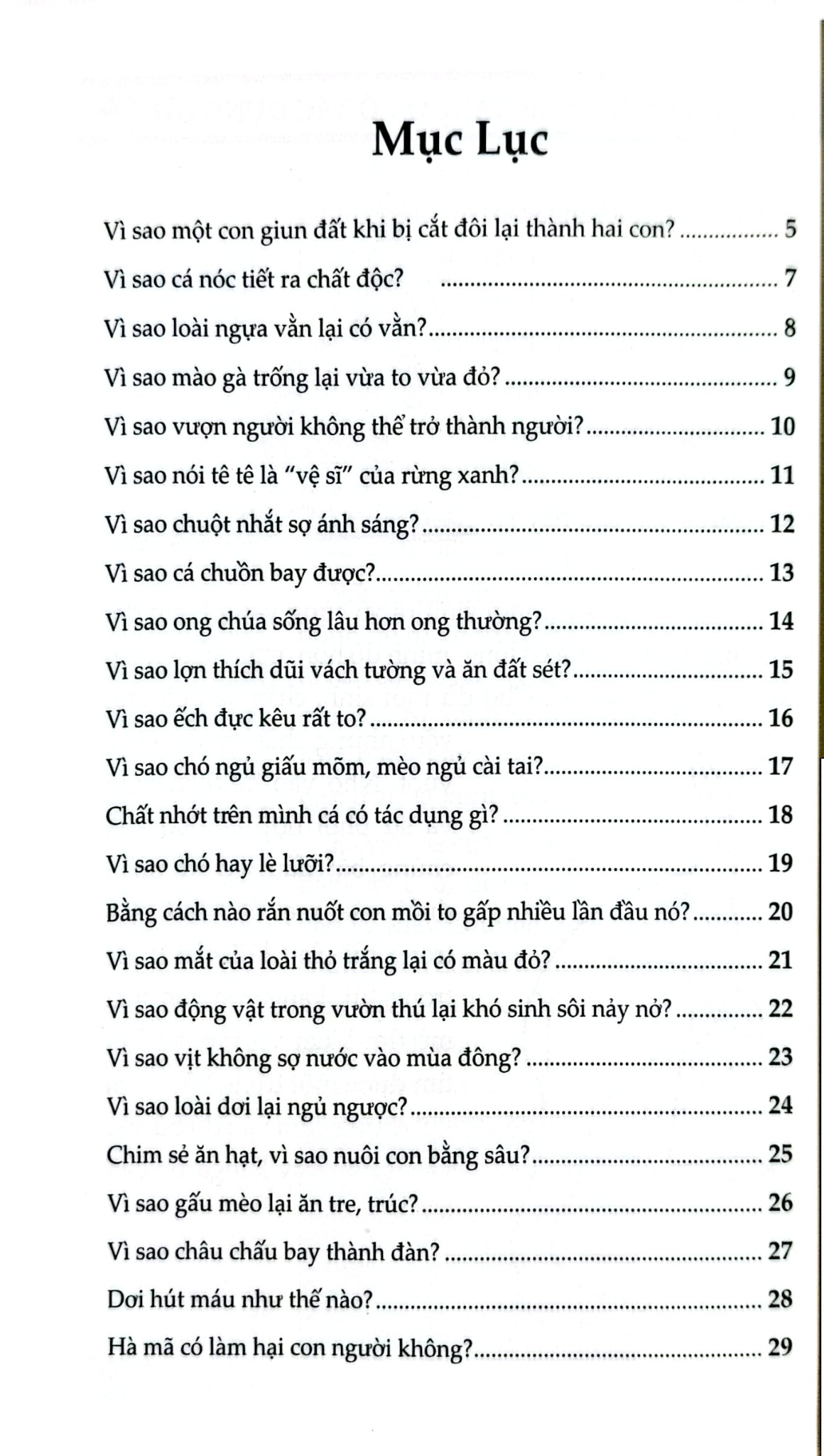10 Vạn Câu Hỏi Vì Sao? - Động Vật - Đức Anh