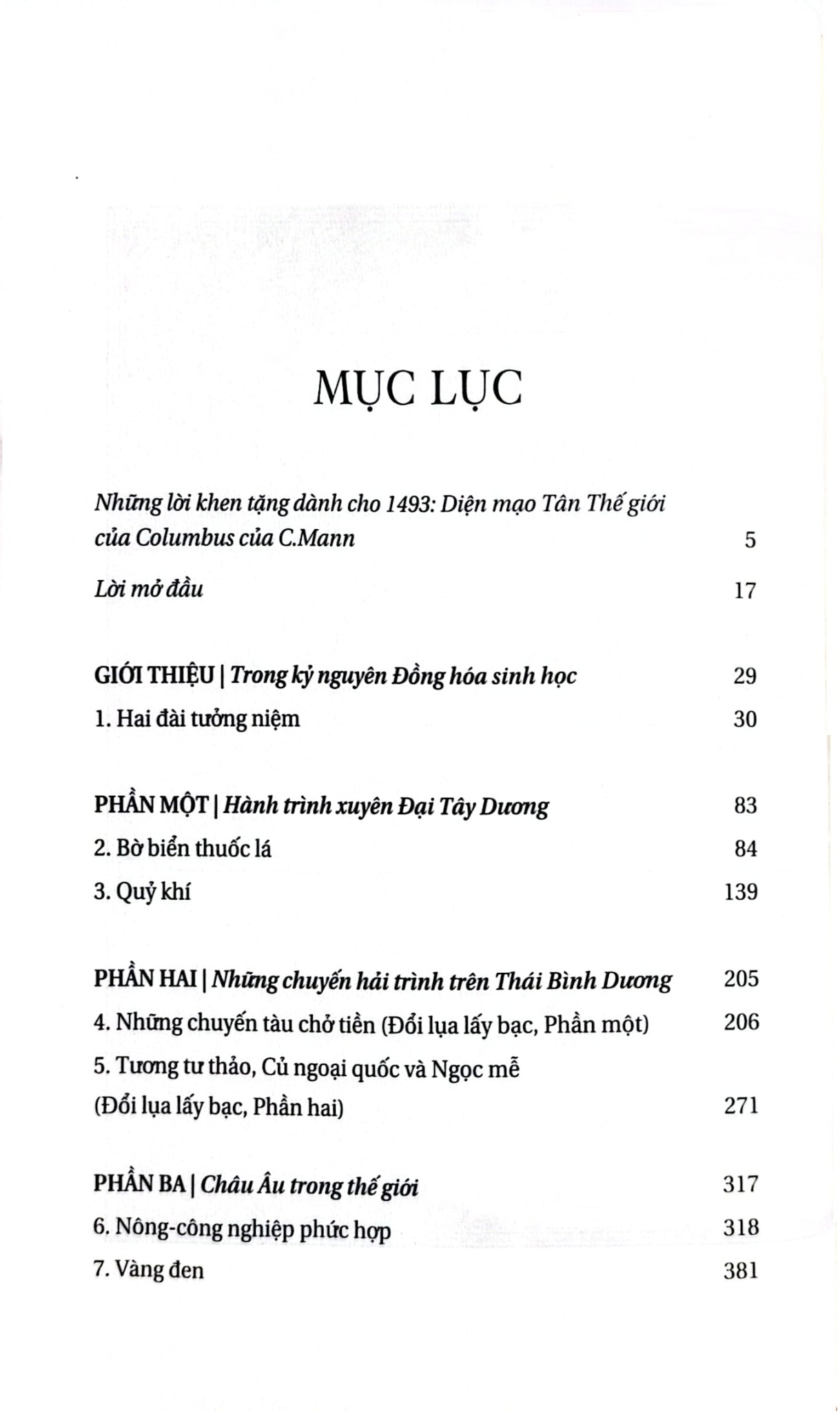 1493 - Diện Mạo Tân Thế Giới Của Columbus - Charles C. Mann