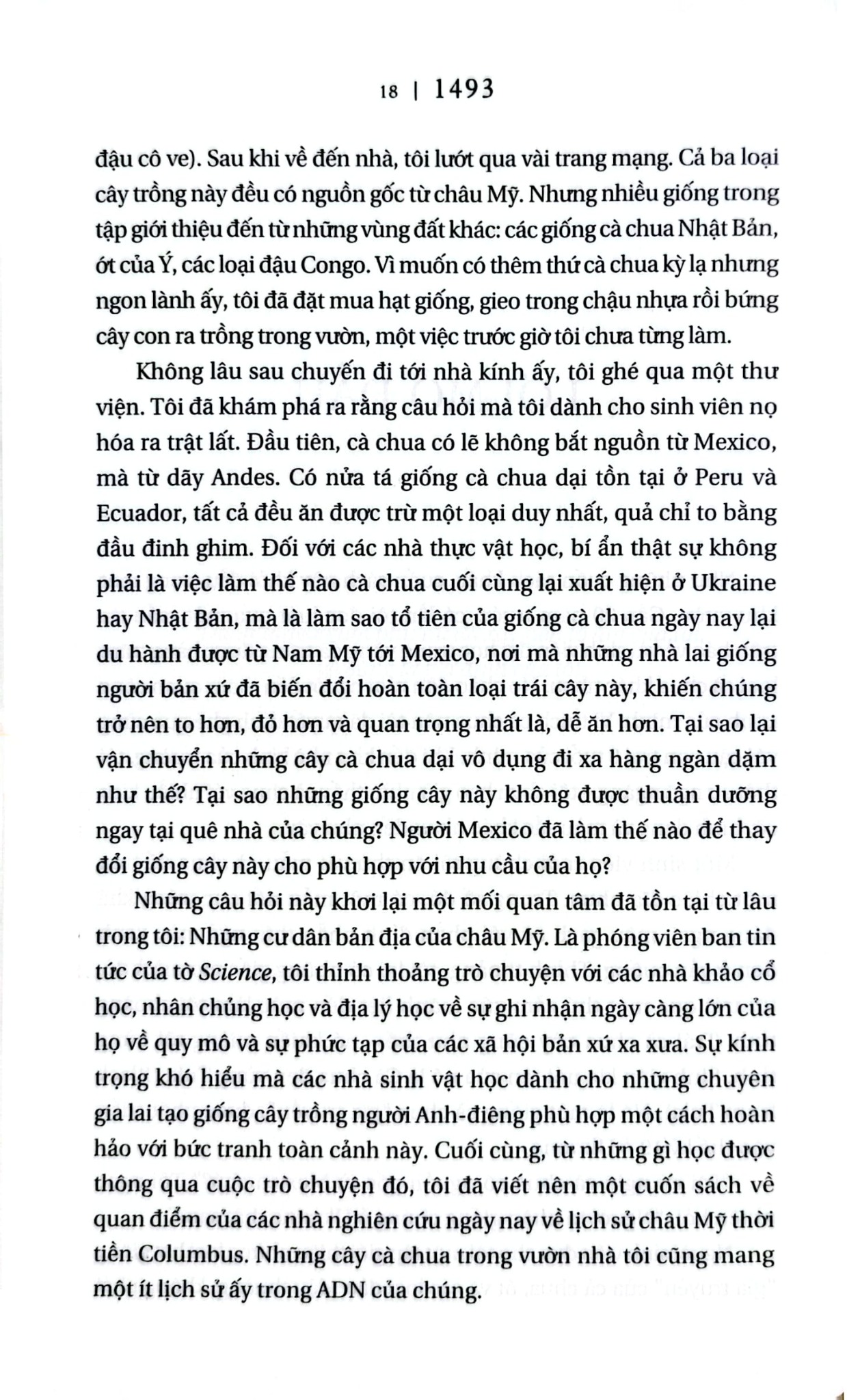1493 - Diện Mạo Tân Thế Giới Của Columbus - Charles C. Mann