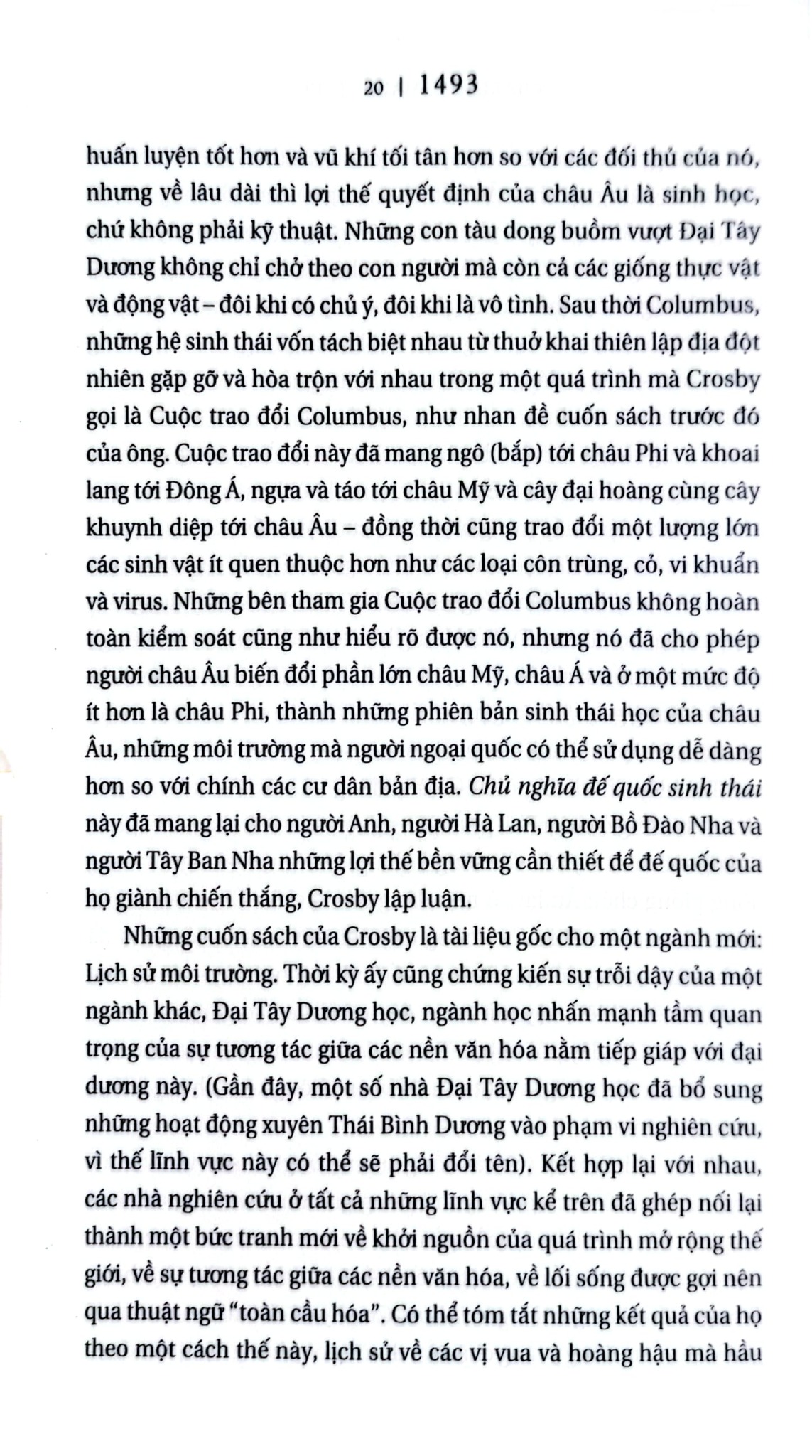 1493 - Diện Mạo Tân Thế Giới Của Columbus - Charles C. Mann