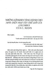 1493 - Diện Mạo Tân Thế Giới Của Columbus - Charles C. Mann