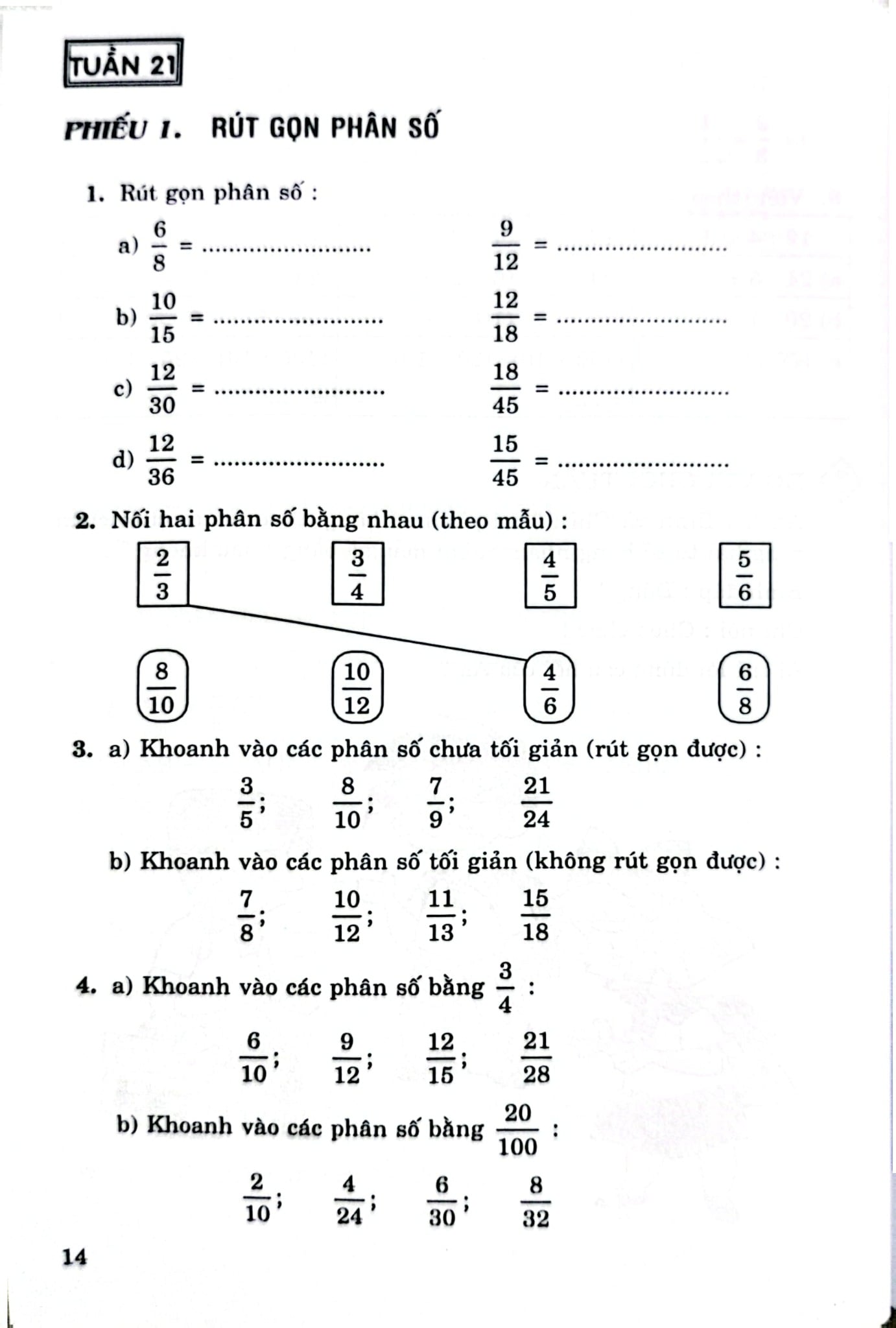 Bài Tập Chọn Lọc Toán 4 - Hai Buổi Mỗi Ngày - Tập 2 (Dùng Chung Cho Các Bộ Sgk Hiện Hành) - Đỗ Trung Hiệu