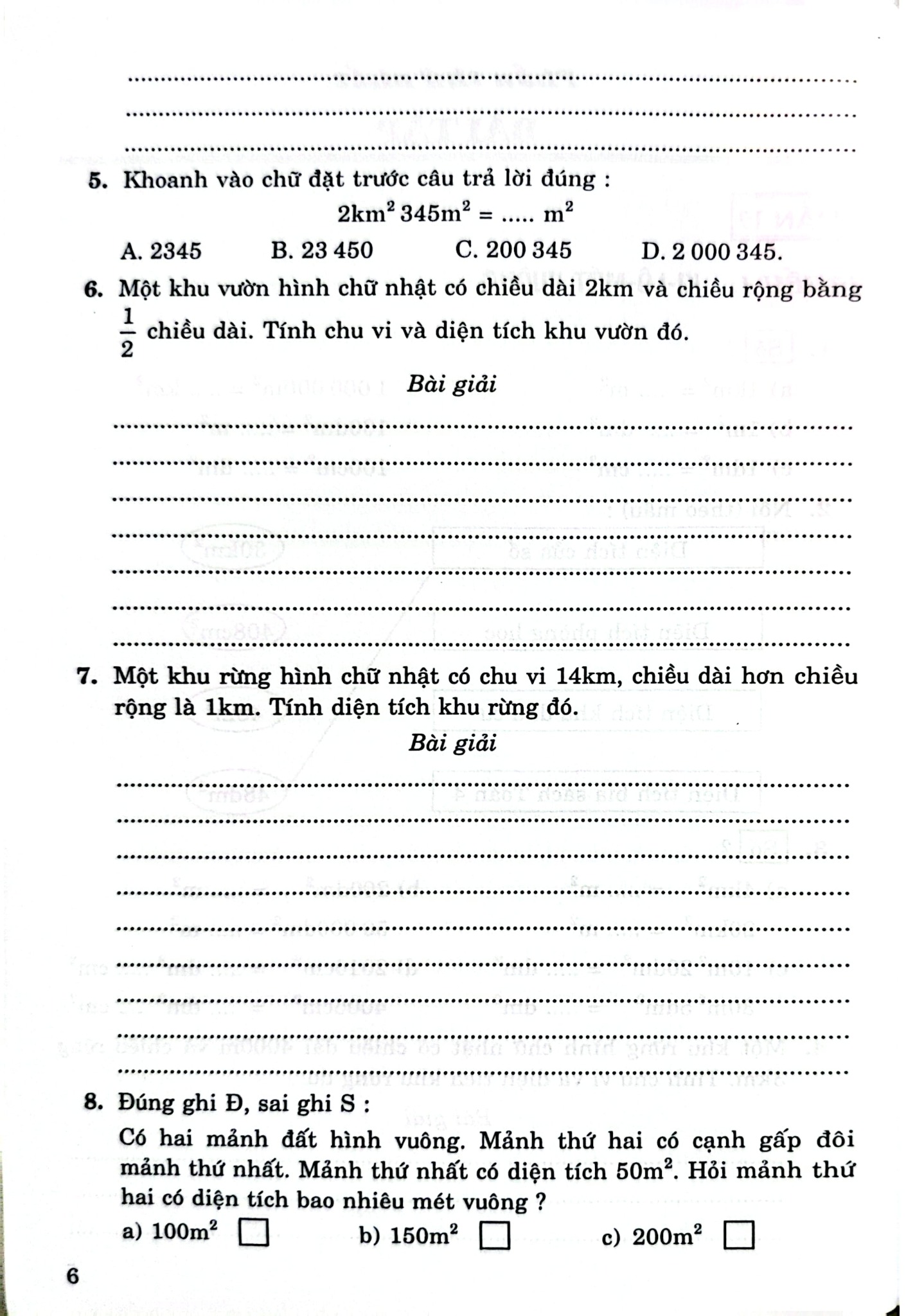 Bài Tập Chọn Lọc Toán 4 - Hai Buổi Mỗi Ngày - Tập 2 (Dùng Chung Cho Các Bộ Sgk Hiện Hành) - Đỗ Trung Hiệu