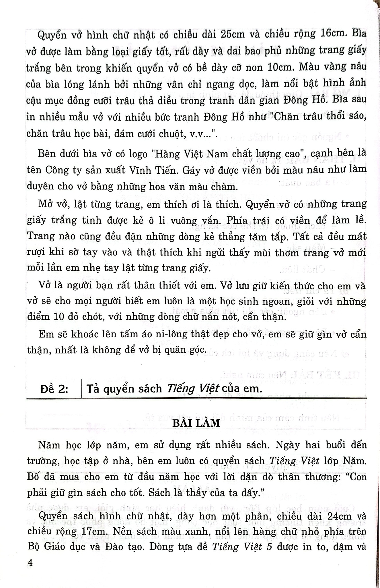 100 Bài Tập Làm Văn Mẫu Lớp 5 (Dùng Chung Cho Các Bộ Sgk Hiện Hành) - Huỳnh Tấn Phương