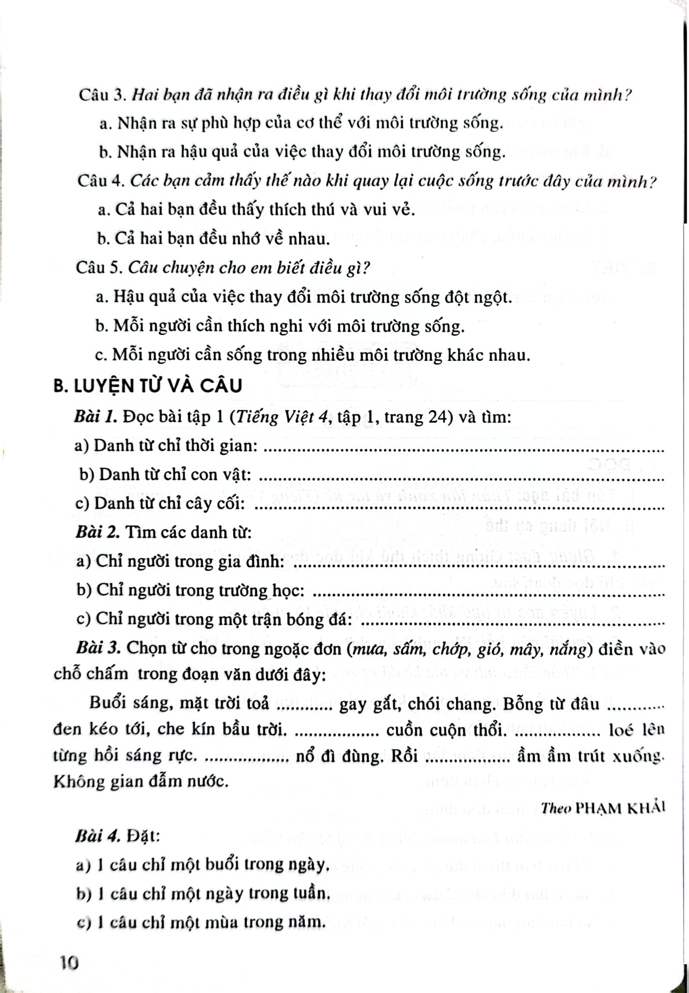 Bồi Dưỡng Tiếng Việt Lớp 4 (Bộ Sách Kết Nối Tri Thức Với Cuộc Sống) - Lê Phương Liên