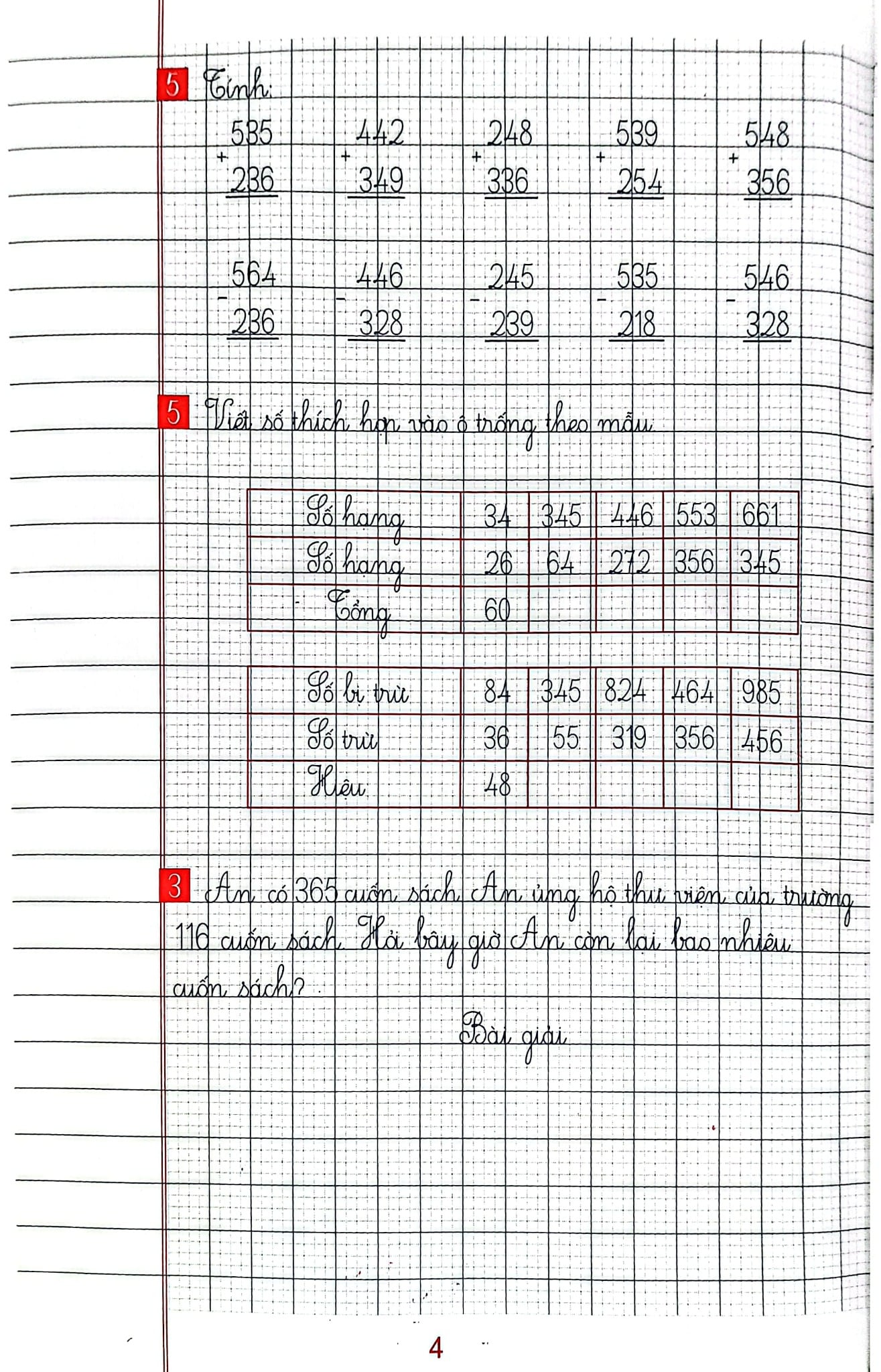 Vở Ô Li Bài Tập Toán Lớp 3 Quyển 1 (Bám Sát Sgk Kết Nối Tri Thức Với Cuộc Sống) - Hoàng Minh Diễn