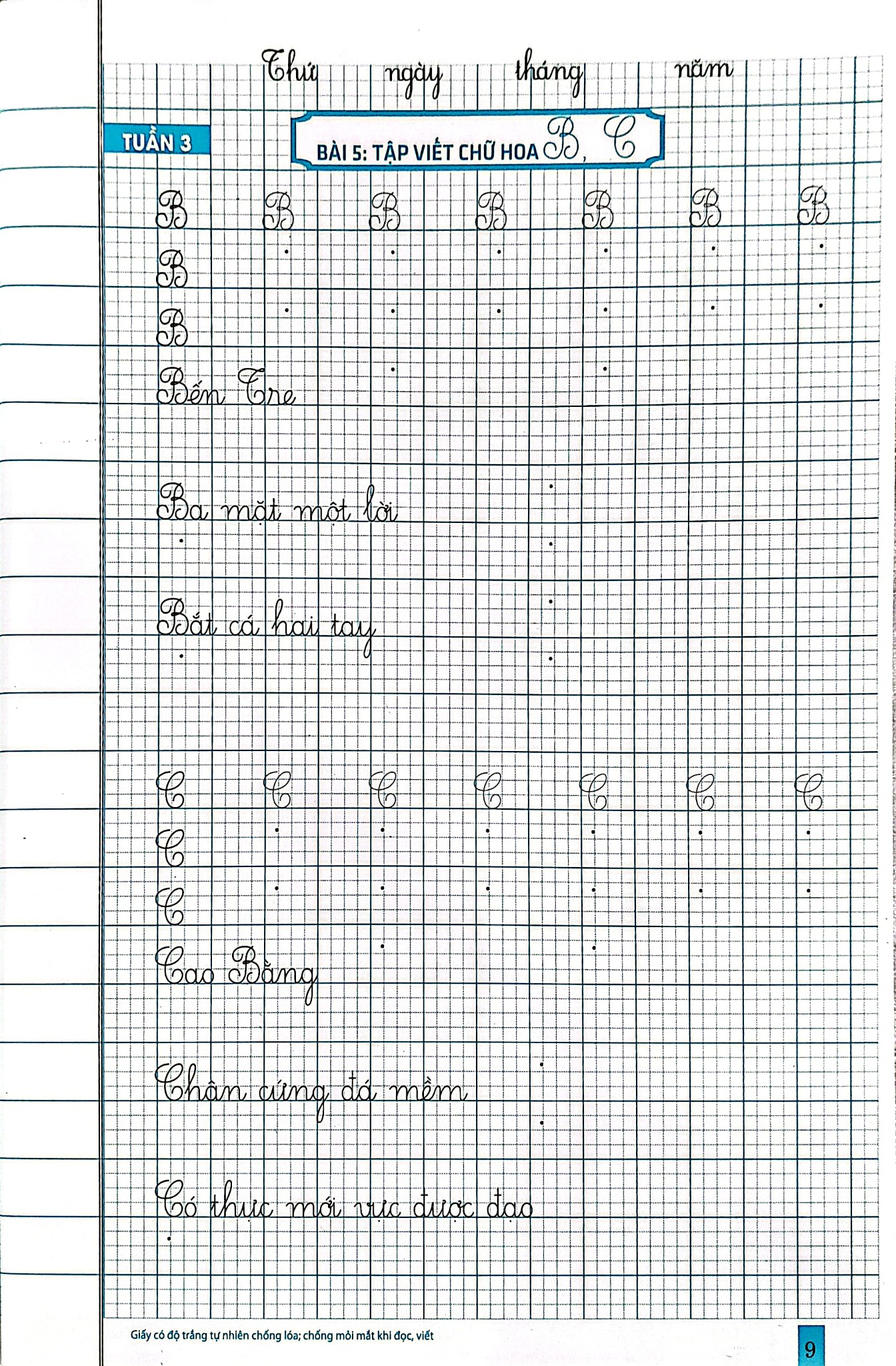 Vở Ô Li Theo Mẫu Chữ Lớp 3 - Tập 1 (Bám Sát Sgk Kết Nối Tri Thức Với Cuộc Sống) - Hoàng Sơn