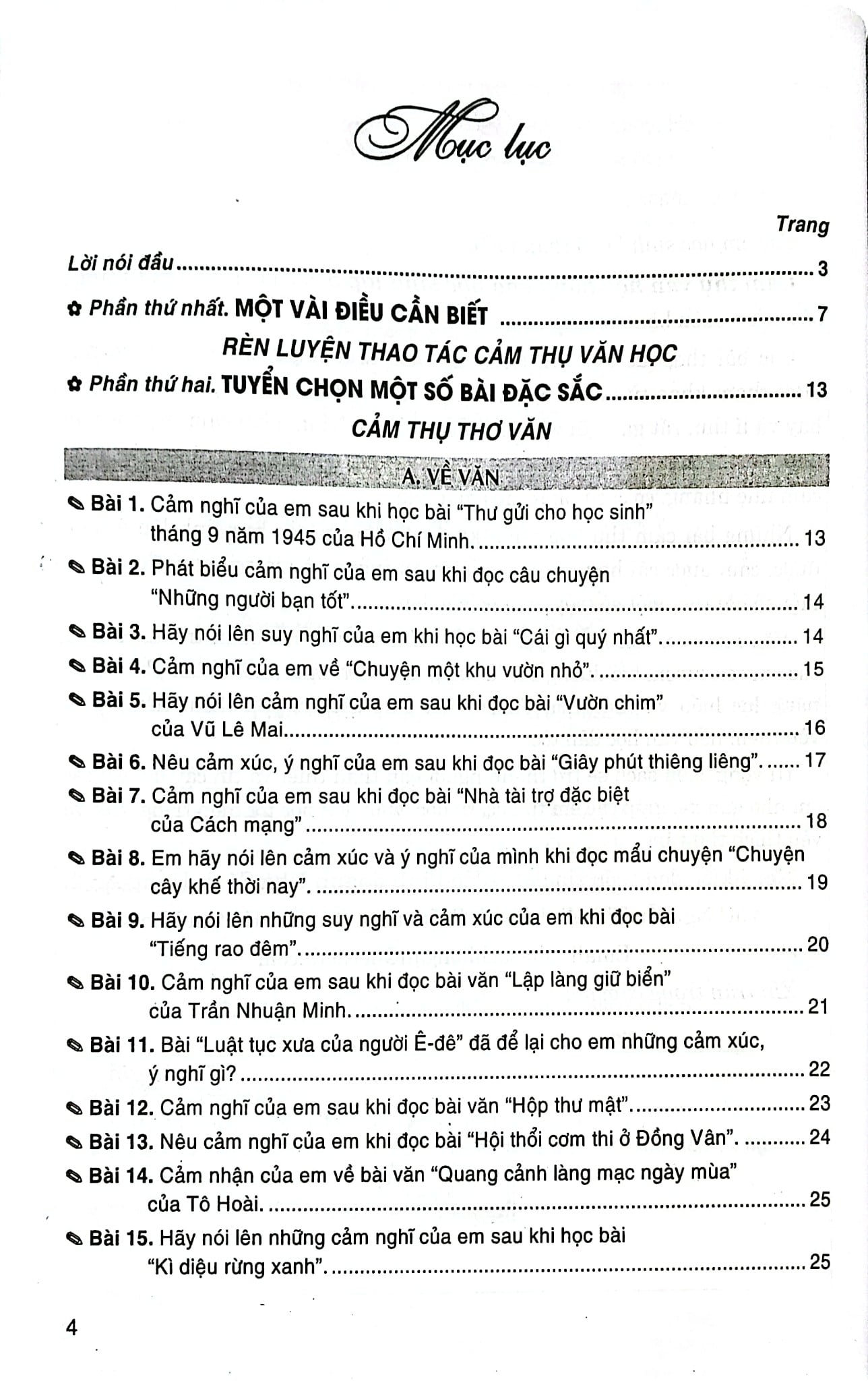 Cảm Thụ Văn Học Dành Cho Học Sinh Lớp 5 (Dùng Chung Các Bộ Sgk Hiện Hành) - Tạ Đức Hiền