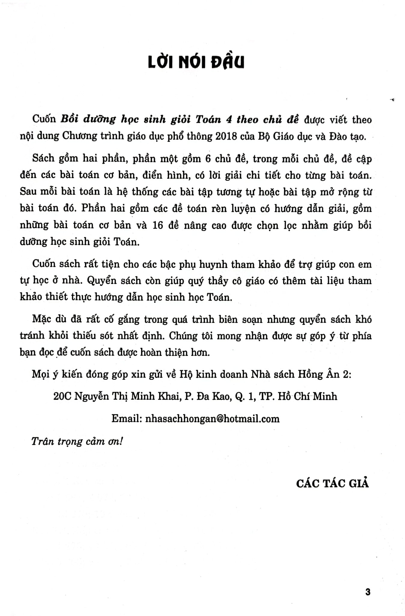 Bồi Dưỡng Học Sinh Giỏi Toán 4 Theo Chủ Đề (Dùng Chung Cho Các Bộ Sgk Hiện Hành) - Nguyễn Đức Tấn