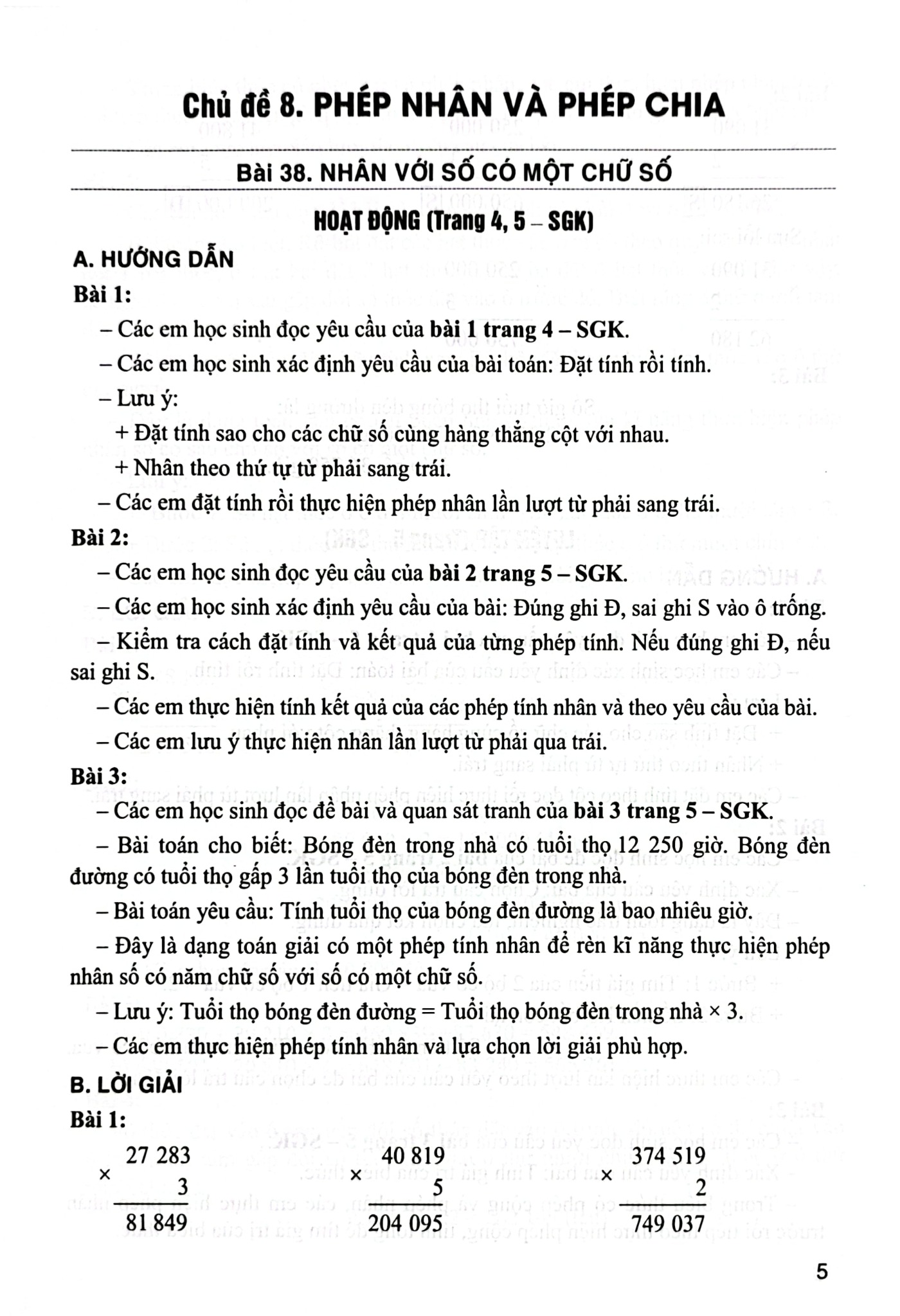 Bài Giảng Và Hướng Dẫn Học Toán Lớp 4 - Tập 2 (Dùng Kèm Sgk Kết Nối Tri Thức Với Cuộc Sống) - Lê Thị Nương