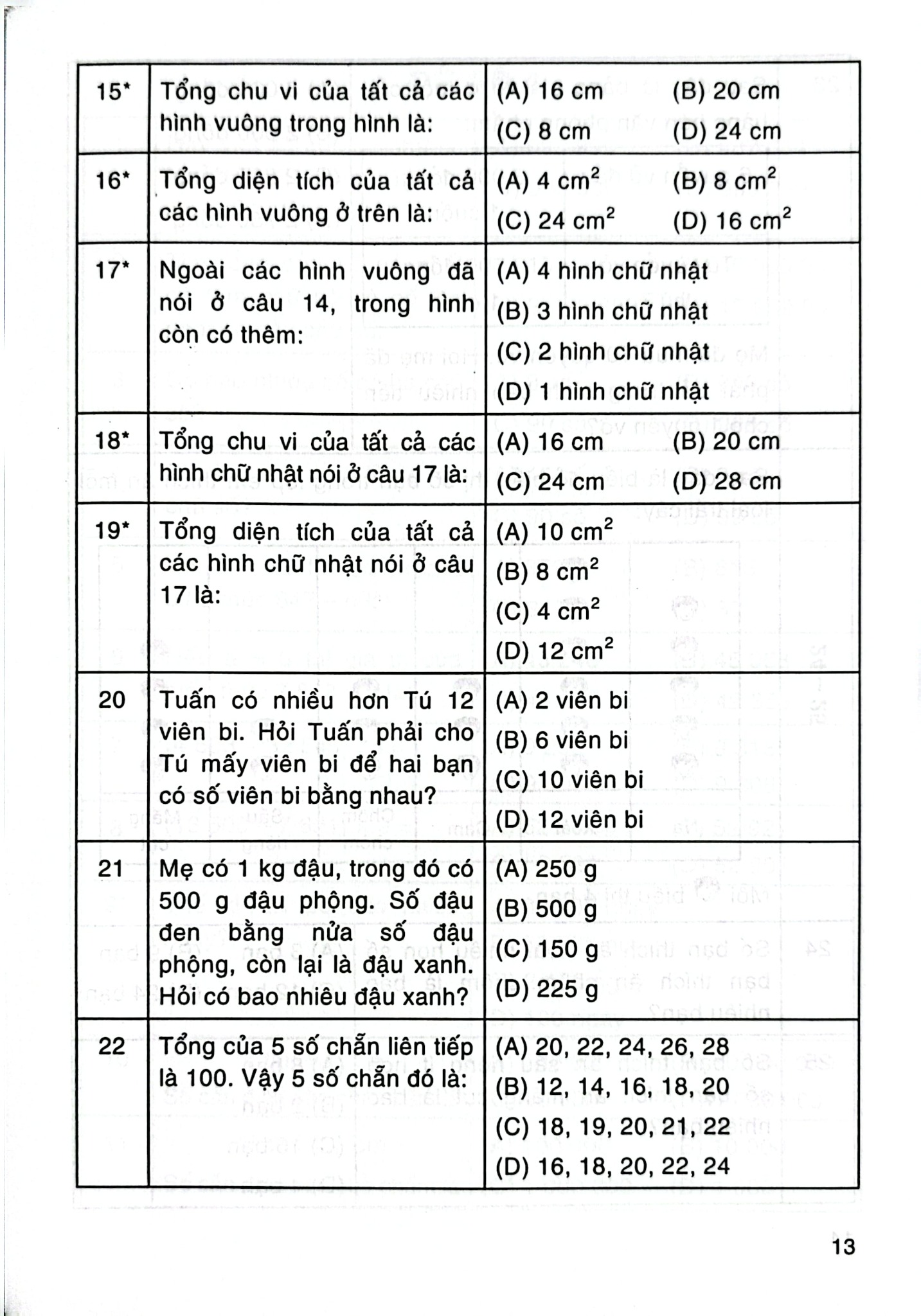 500 Bài Toán Trắc Nghiệm 4 (Dùng Chung Cho Các Bộ Sgk Hiện Hành) - Phạm Đình Thực