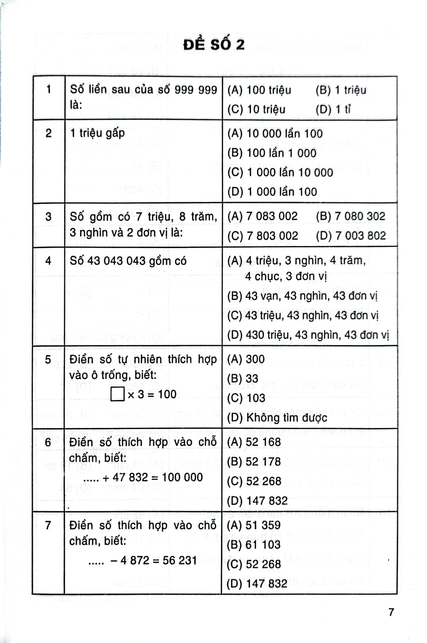 500 Bài Toán Trắc Nghiệm 4 (Dùng Chung Cho Các Bộ Sgk Hiện Hành) - Phạm Đình Thực