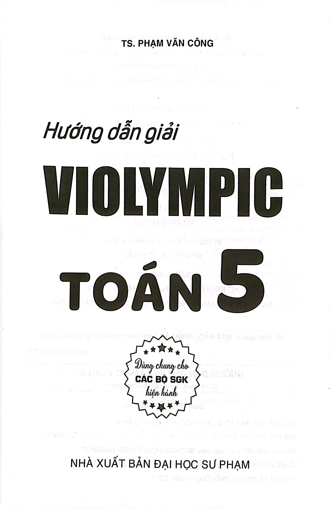 Hướng Dẫn Giải Violympic Toán 5 (Dùng Chung Cho Các Bộ Sgk Hiện Hành) - Phạm Văn Công