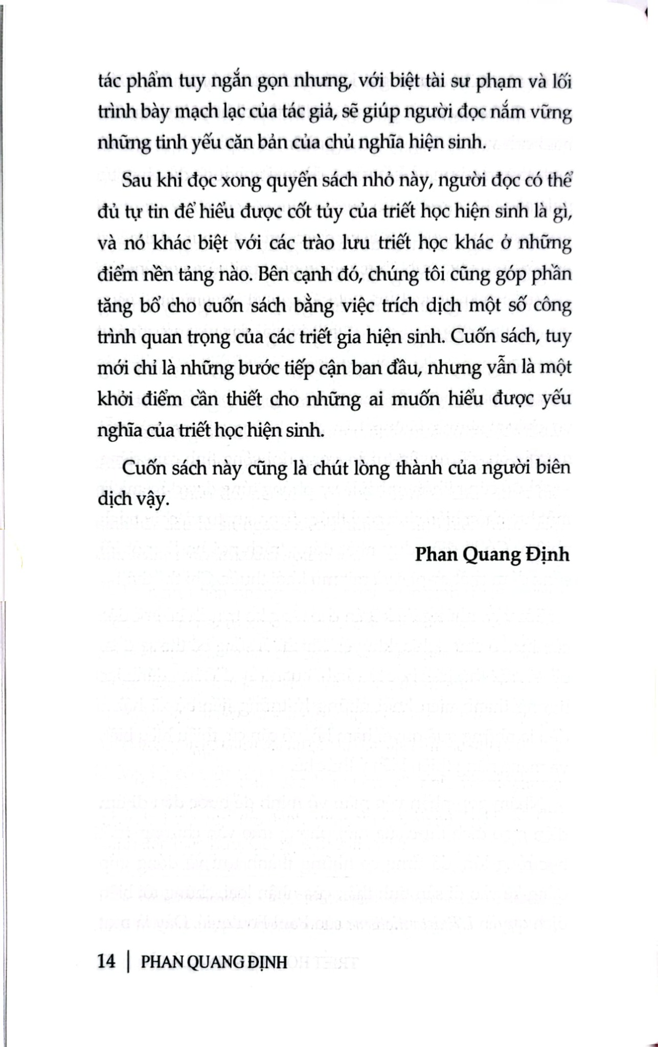 Triết Học Hiện Sinh Là Gì? - Phan Quang Định