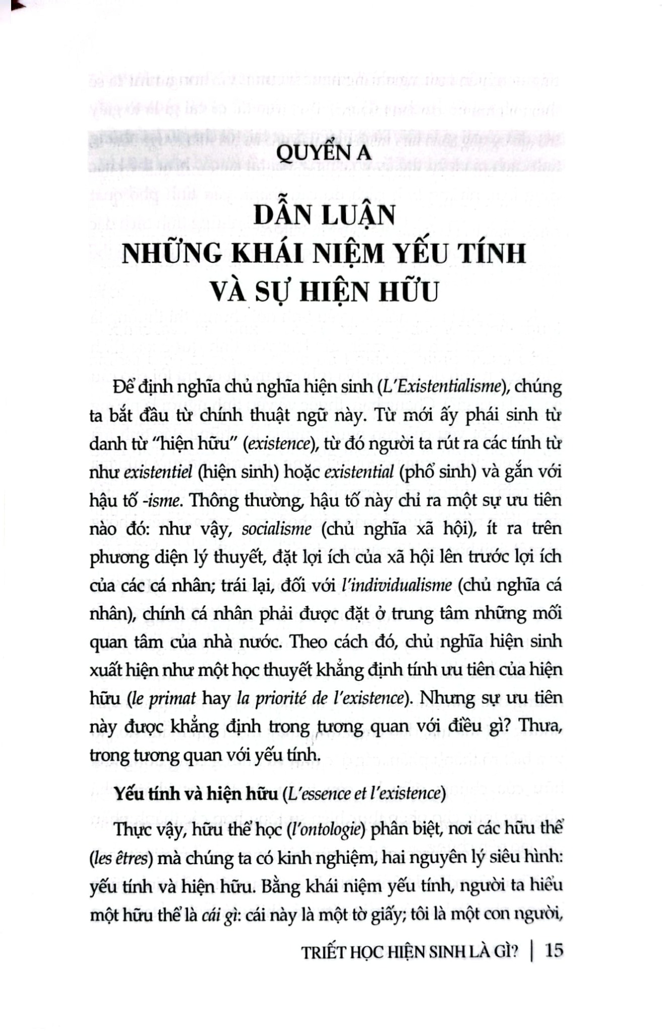 Triết Học Hiện Sinh Là Gì? - Phan Quang Định