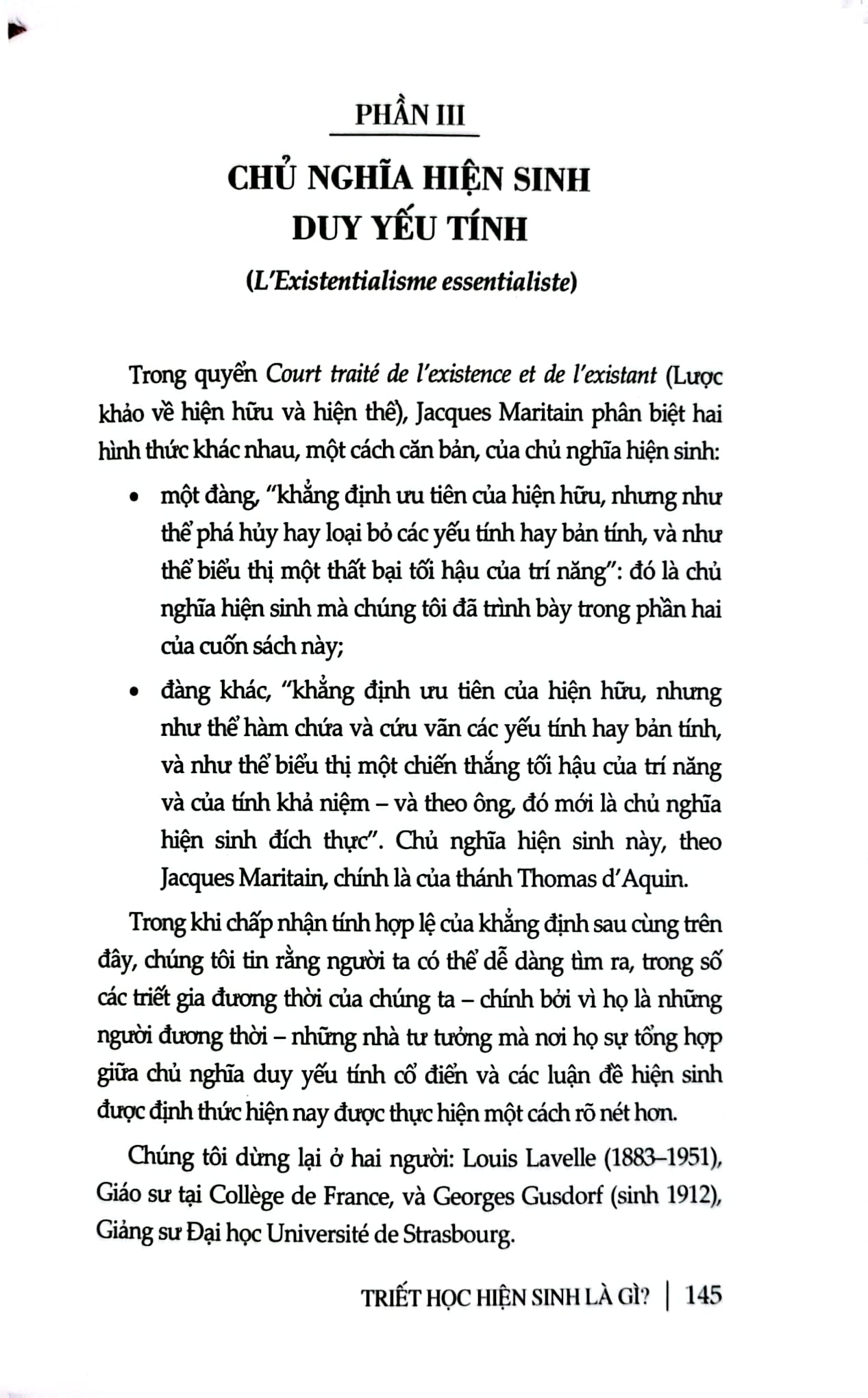 Triết Học Hiện Sinh Là Gì? - Phan Quang Định