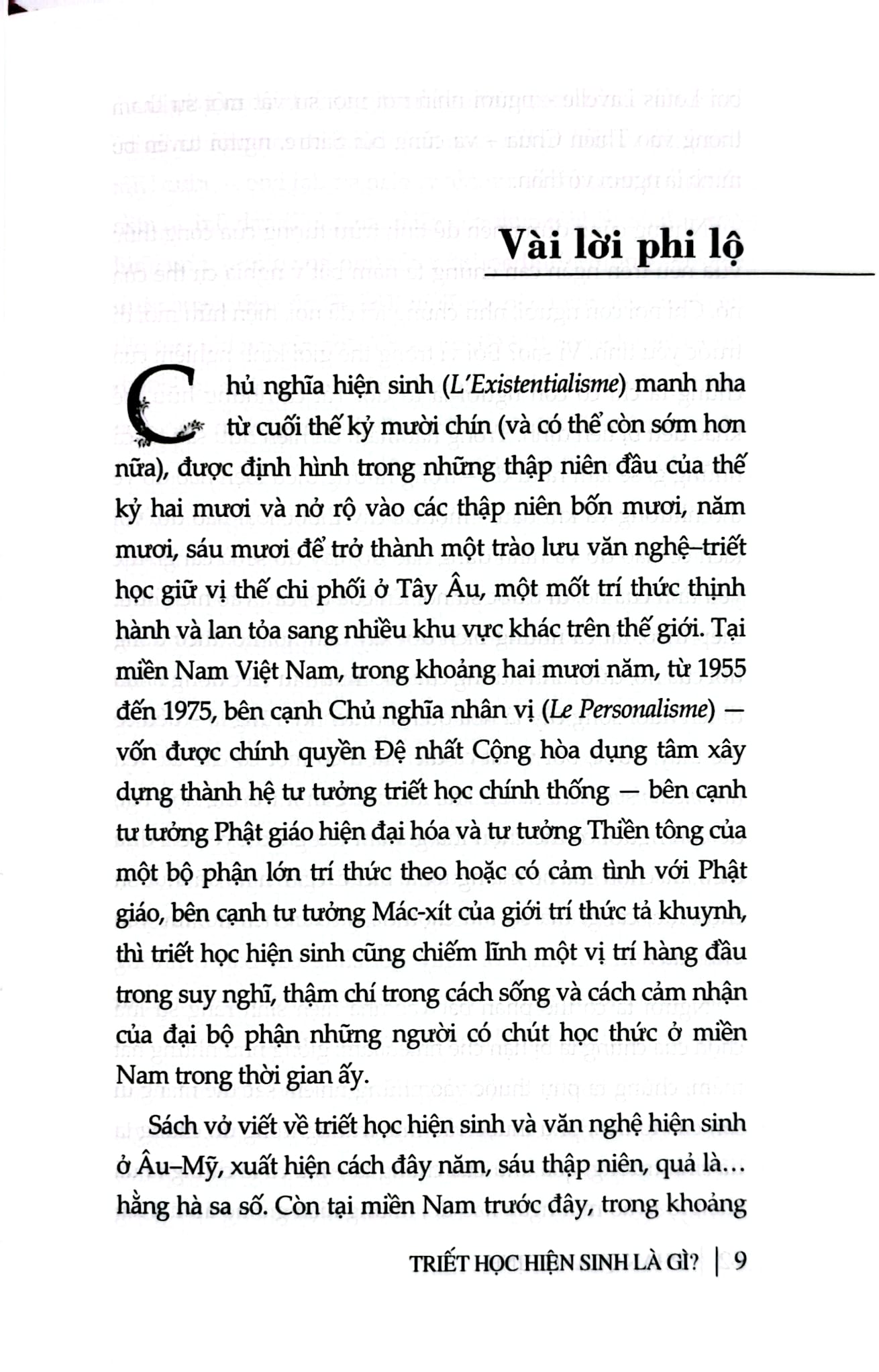 Triết Học Hiện Sinh Là Gì? - Phan Quang Định