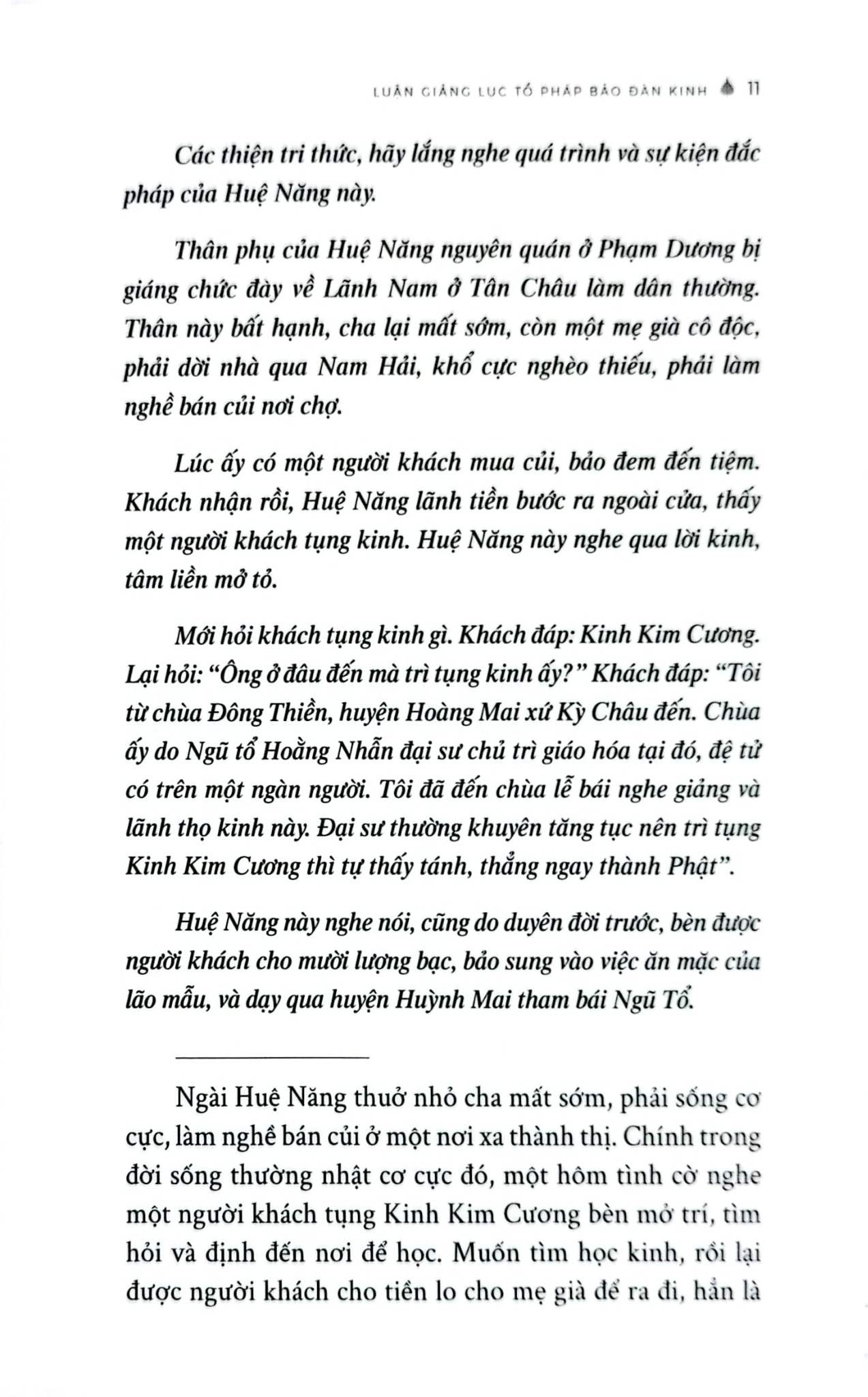 Luận Giảng Lục Tổ Pháp Bảo Đàn Kinh - 
Đương Đạo Nguyễn Thế Đăng