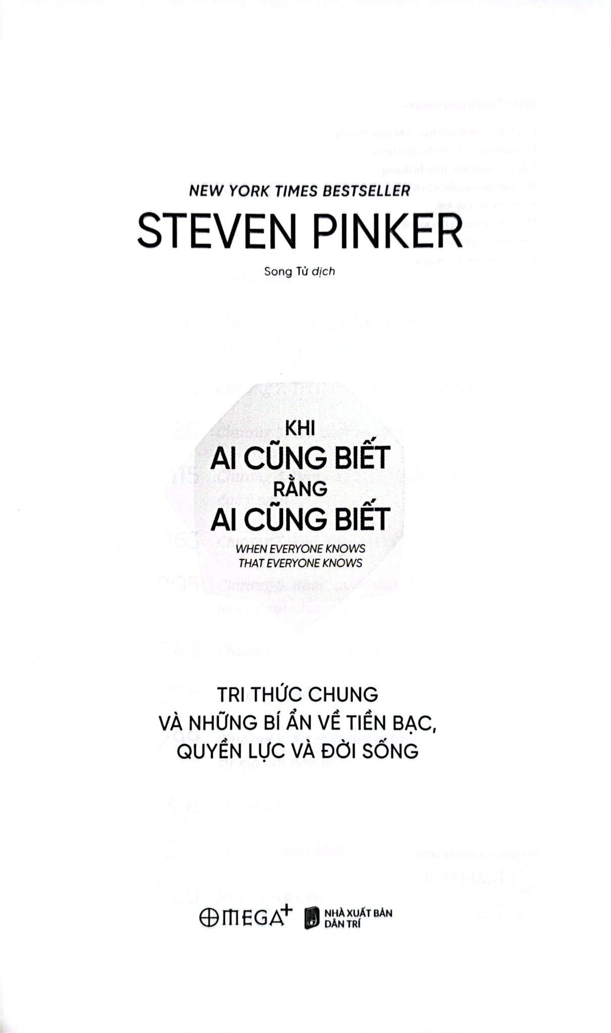 Khi Ai Cũng Biết Rằng Ai Cũng Biết - 
Steven Pinker