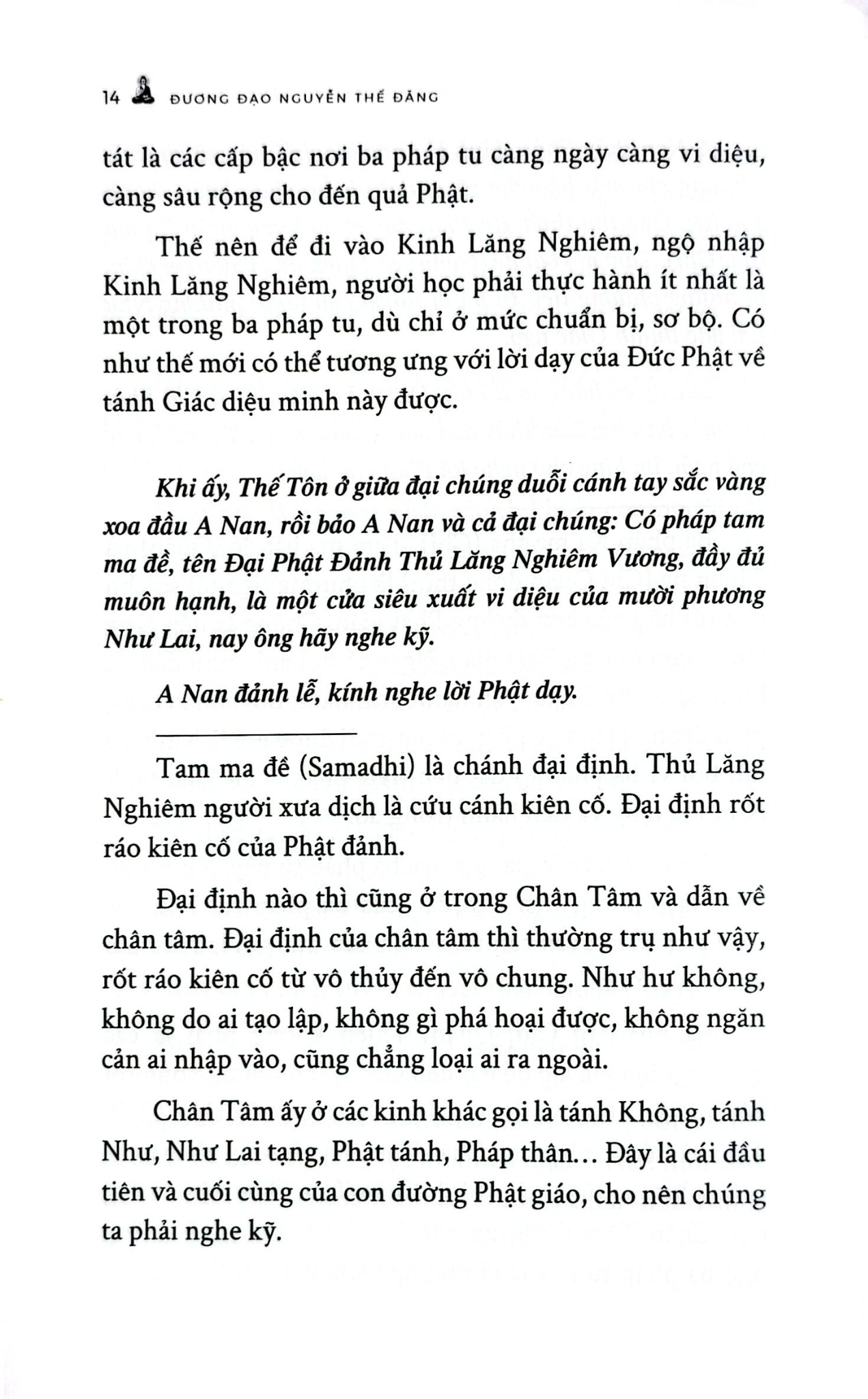 Luận Giảng Kinh Lăng Nghiêm - 
Đương Đạo Nguyễn Thế Đăng
