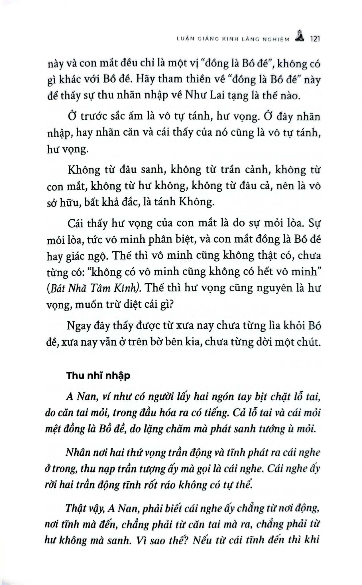 Luận Giảng Kinh Lăng Nghiêm - 
Đương Đạo Nguyễn Thế Đăng