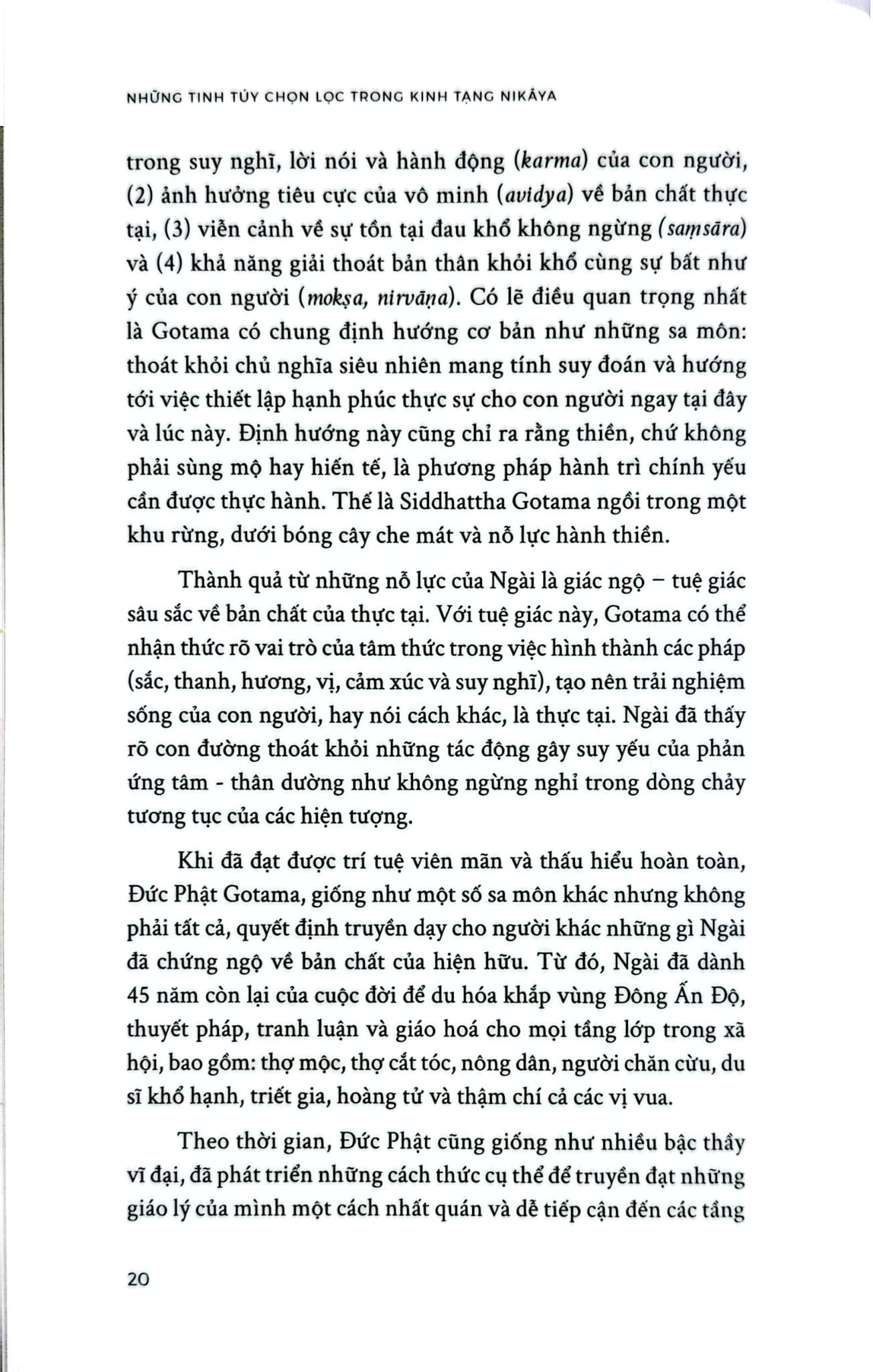 Những Tinh Túy Chọn Lọc Trong Kinh Tạng Nikāya - Bản Đặc Biệt Bìa Da - Glenn Wallis