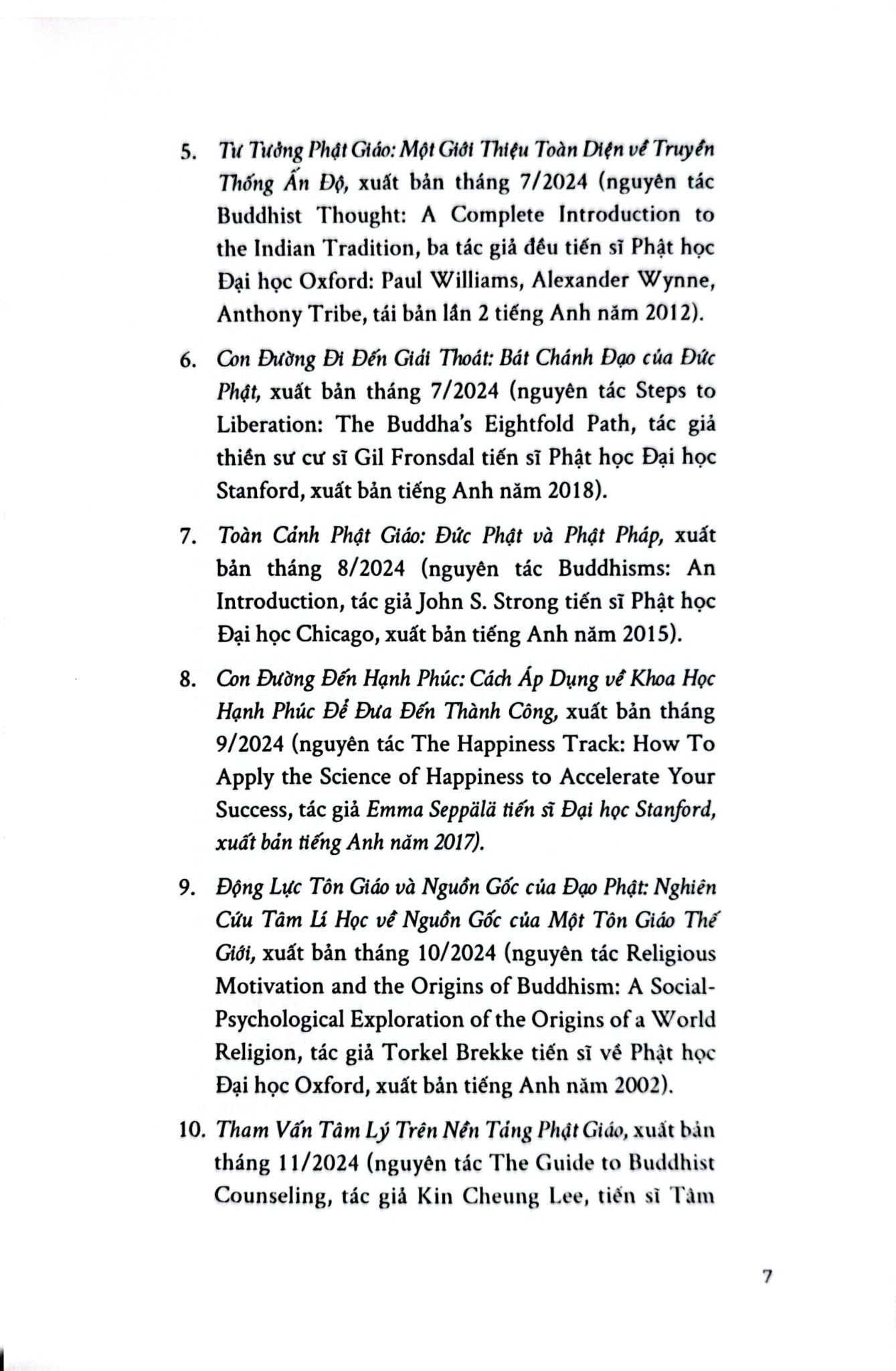 Những Tinh Túy Chọn Lọc Trong Kinh Tạng Nikāya - Bản Đặc Biệt Bìa Da - Glenn Wallis