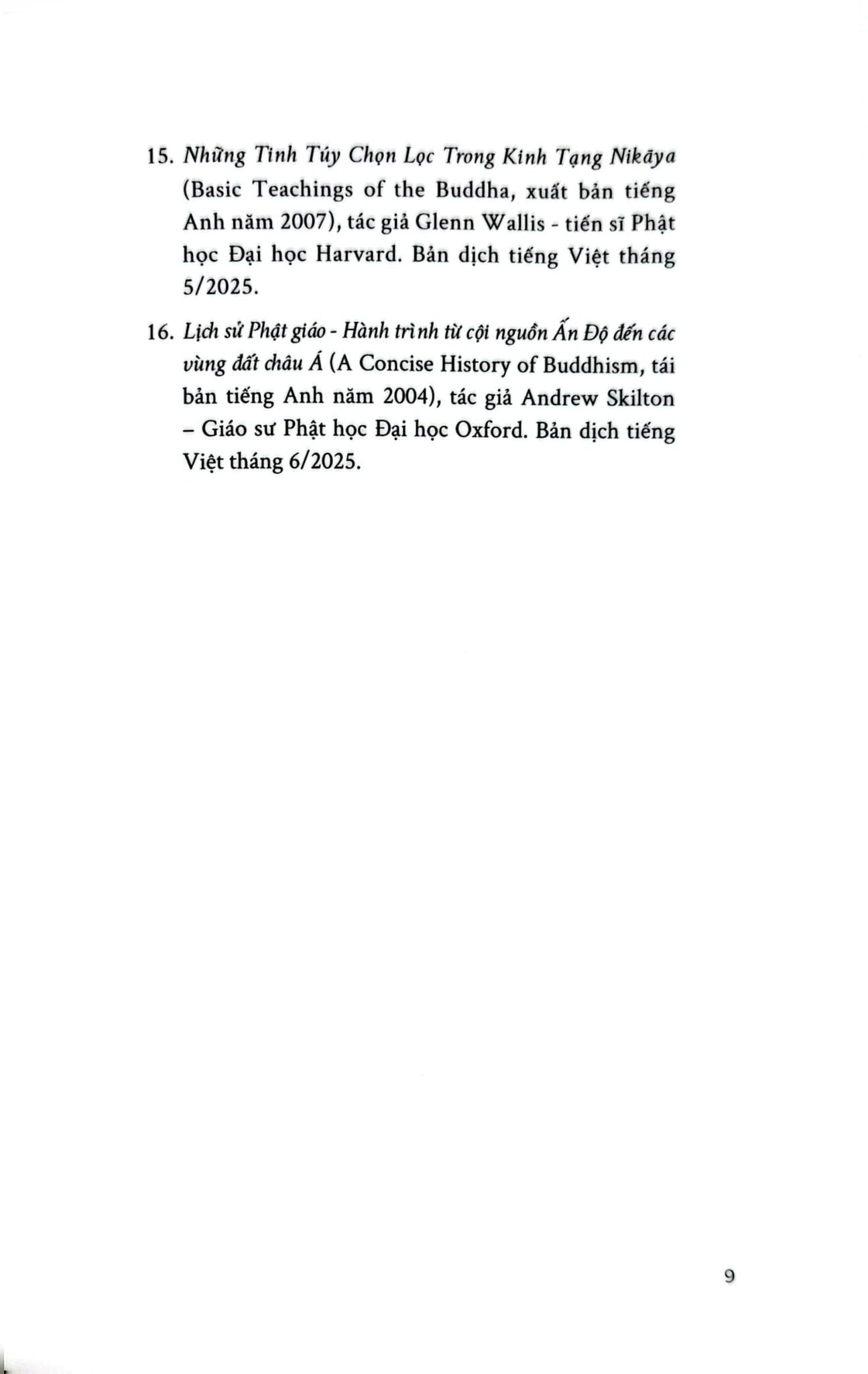Những Tinh Túy Chọn Lọc Trong Kinh Tạng Nikāya - Bản Đặc Biệt Bìa Da - Glenn Wallis