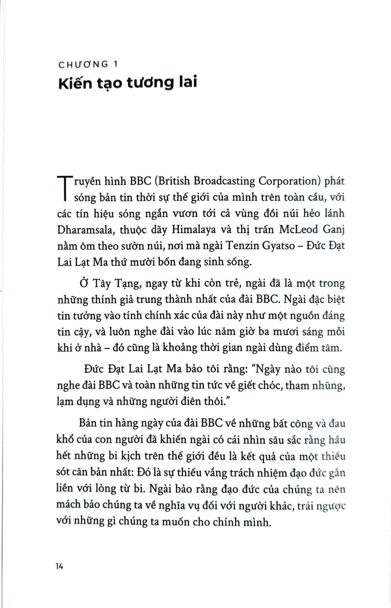 Tầm Nhìn Của Đức Đạt Lai Lạt Ma Về Thế Giới - Bản Đặc Biệt Bìa Da - Daniel Goleman