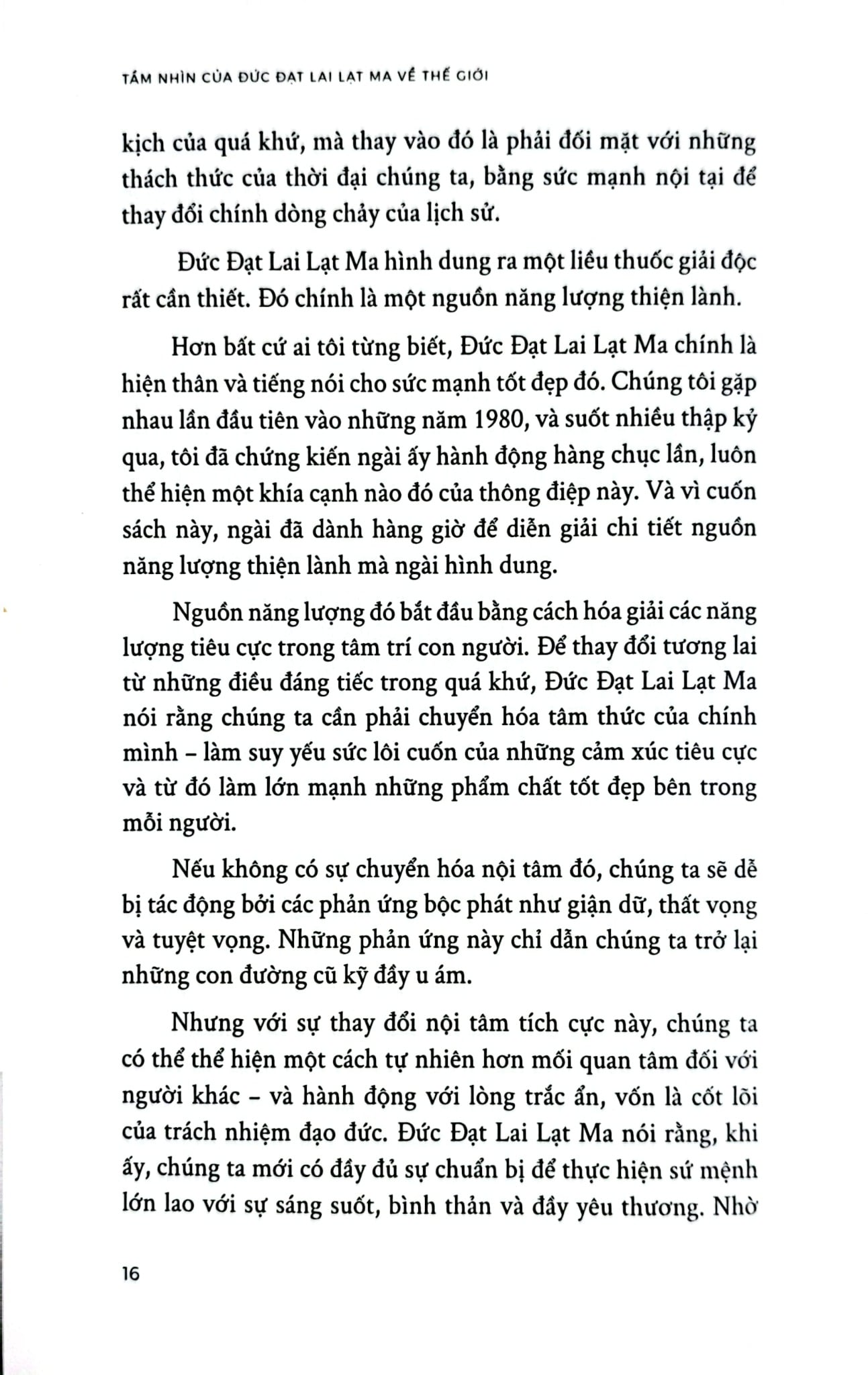 Tầm Nhìn Của Đức Đạt Lai Lạt Ma Về Thế Giới - Bản Đặc Biệt Bìa Da - Daniel Goleman