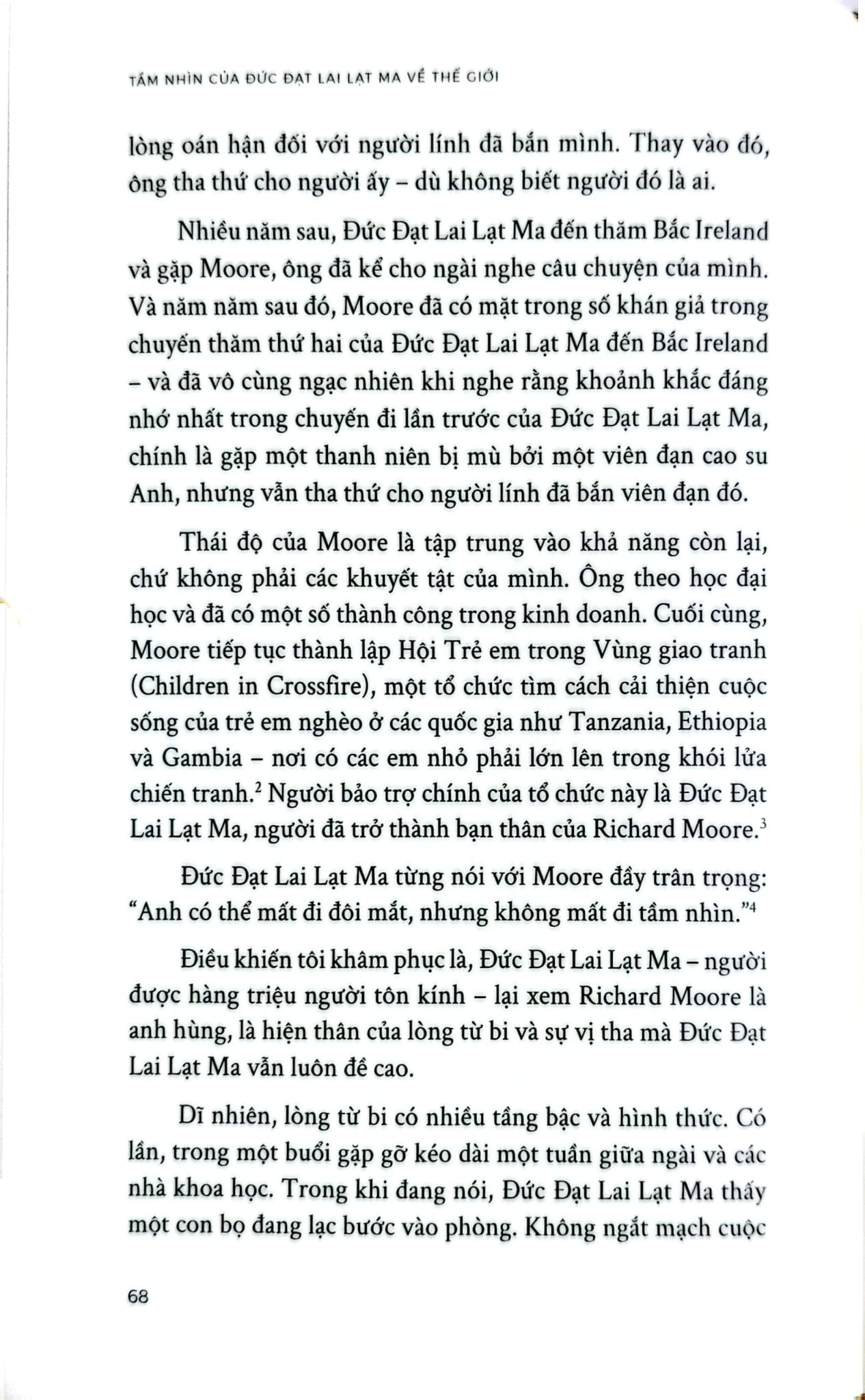Tầm Nhìn Của Đức Đạt Lai Lạt Ma Về Thế Giới - Bản Đặc Biệt Bìa Da - Daniel Goleman