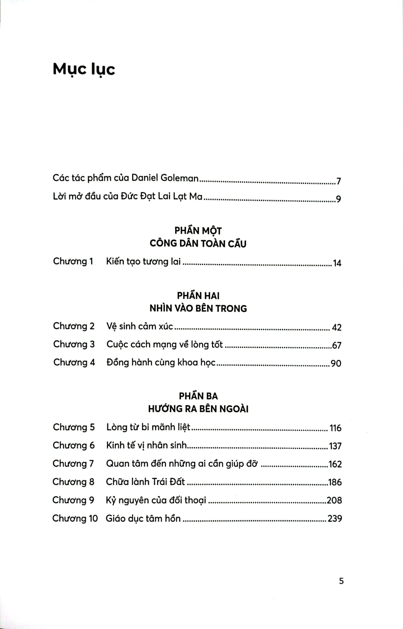 Tầm Nhìn Của Đức Đạt Lai Lạt Ma Về Thế Giới - Bản Đặc Biệt Bìa Da - Daniel Goleman